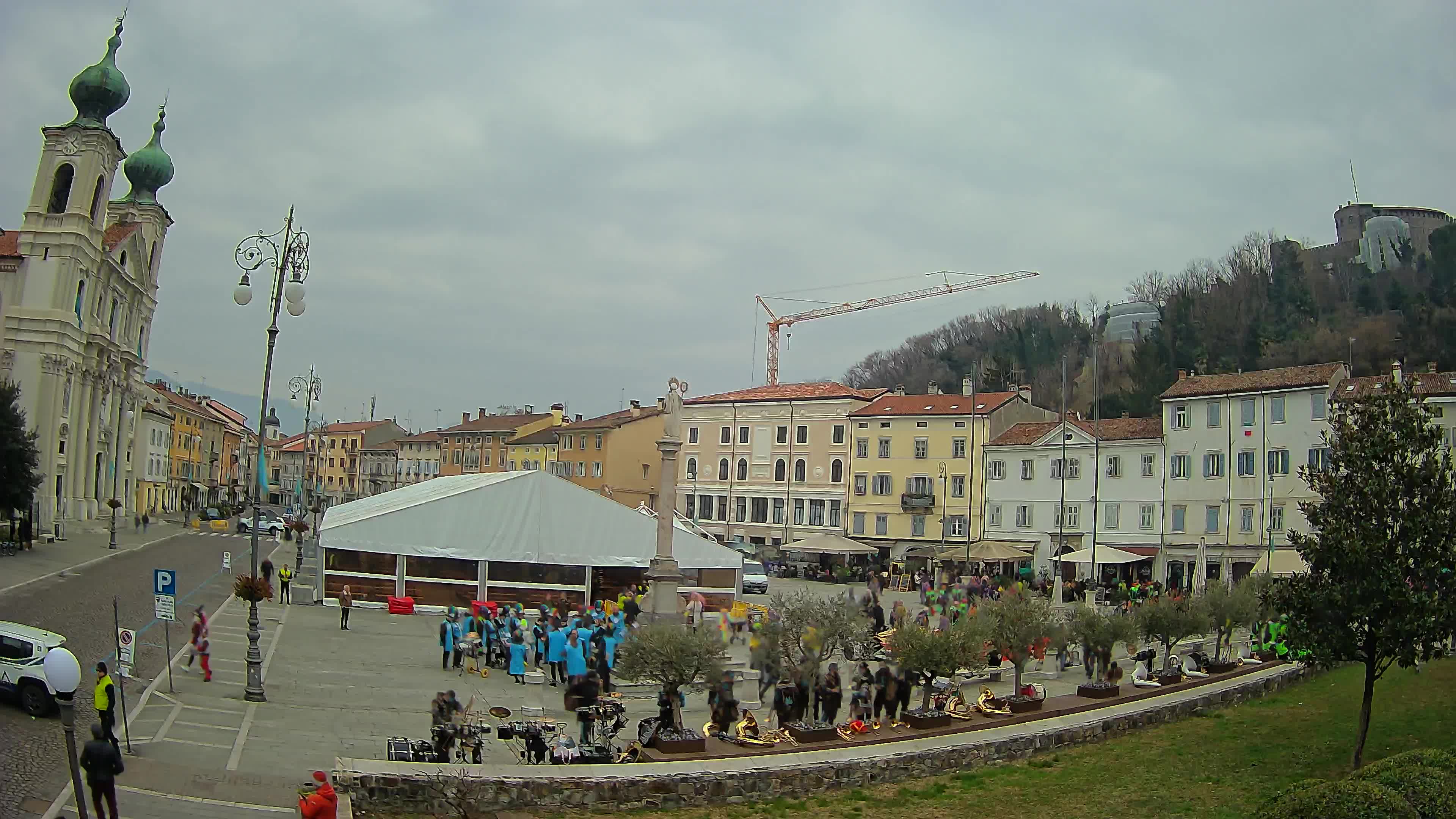 Gorizia – Plaza Vittoria – iglesia de San Pedro. Ignacio