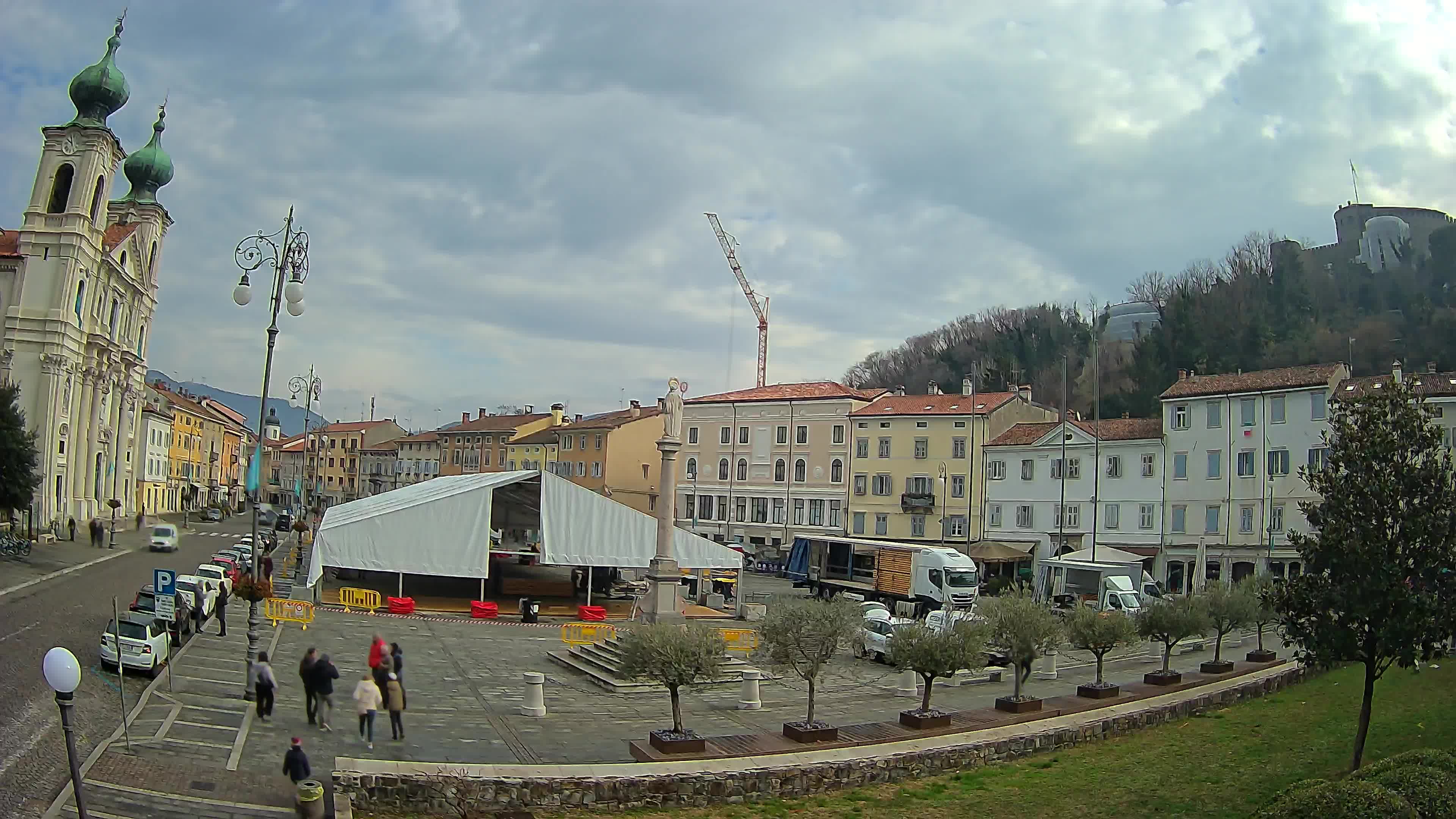 Webcam Gorizia Vittoria square – Church of st. Ignazio