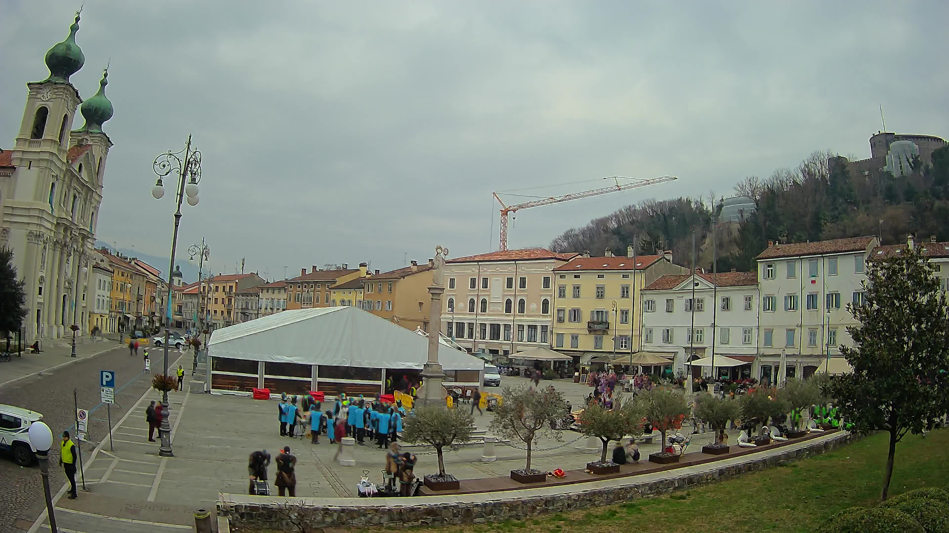 Gorizia – Plaza Vittoria – iglesia de San Pedro. Ignacio