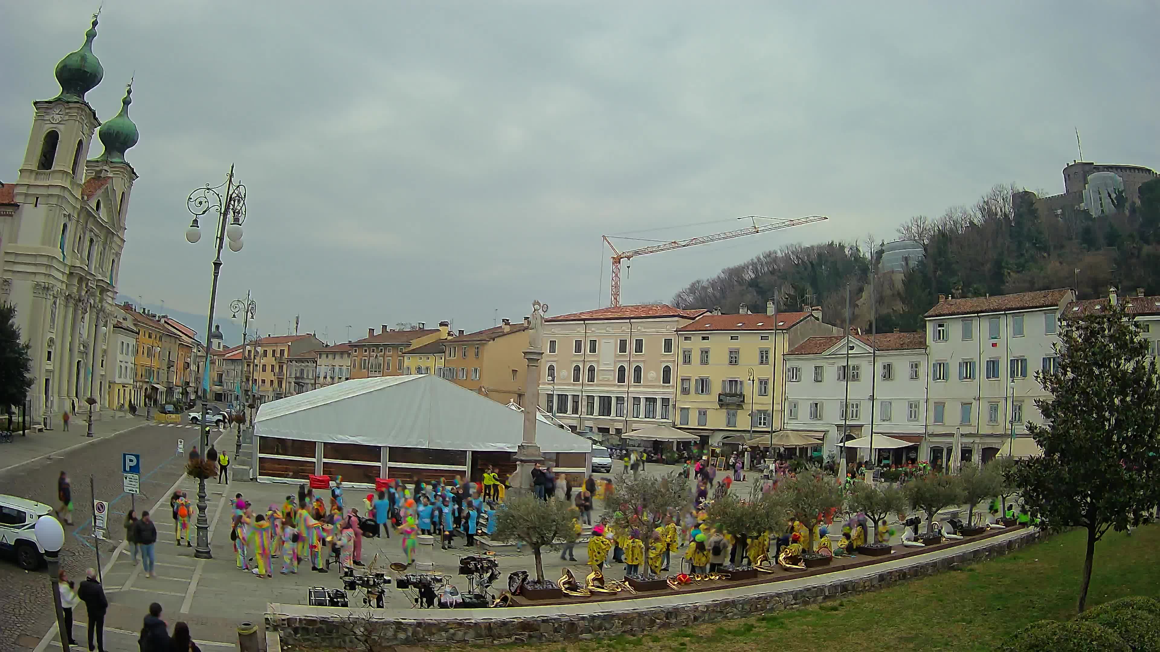 Gorizia – Plaza Vittoria – iglesia de San Pedro. Ignacio