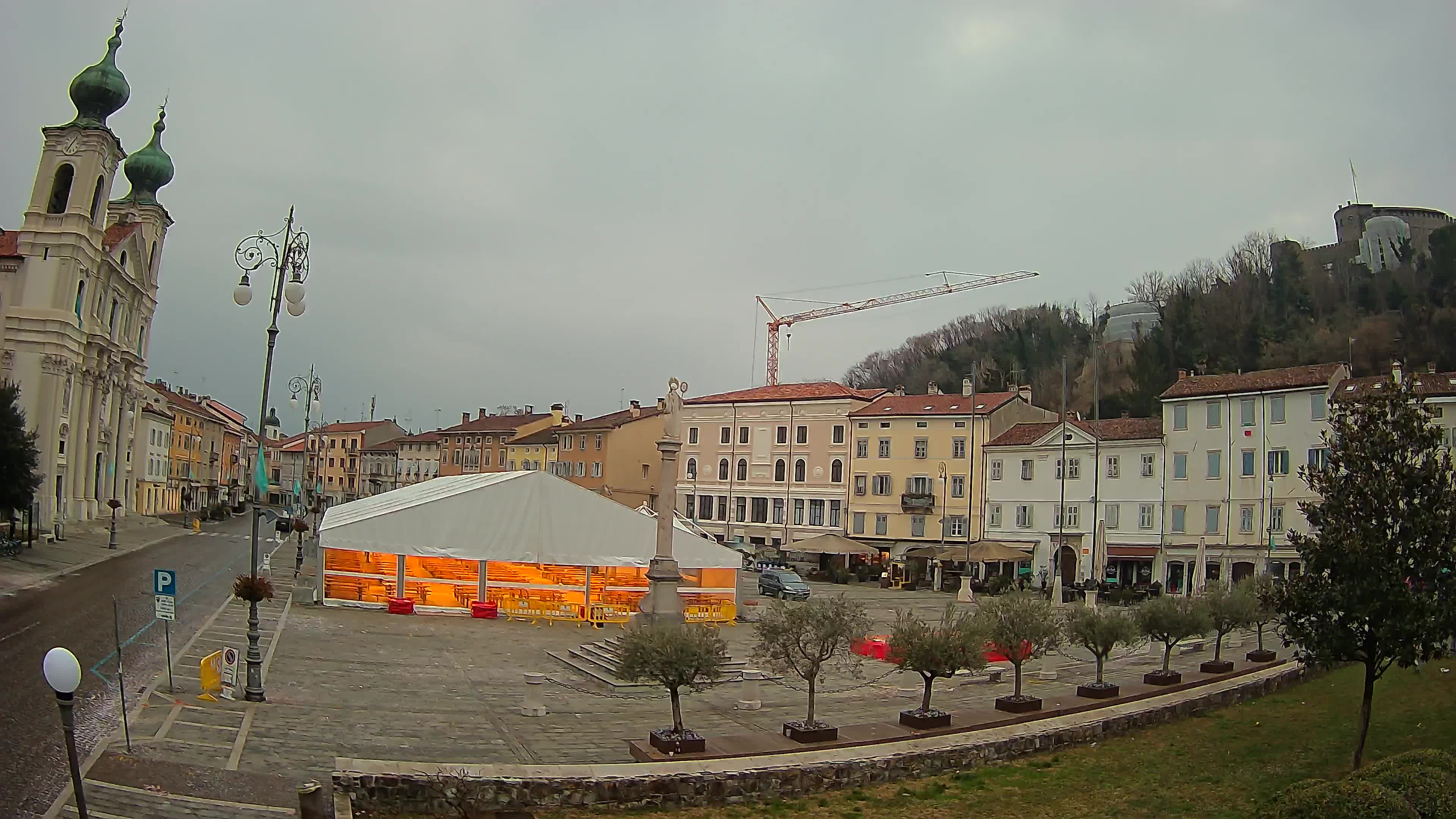 Webcam Gorizia Vittoria square – Church of st. Ignazio