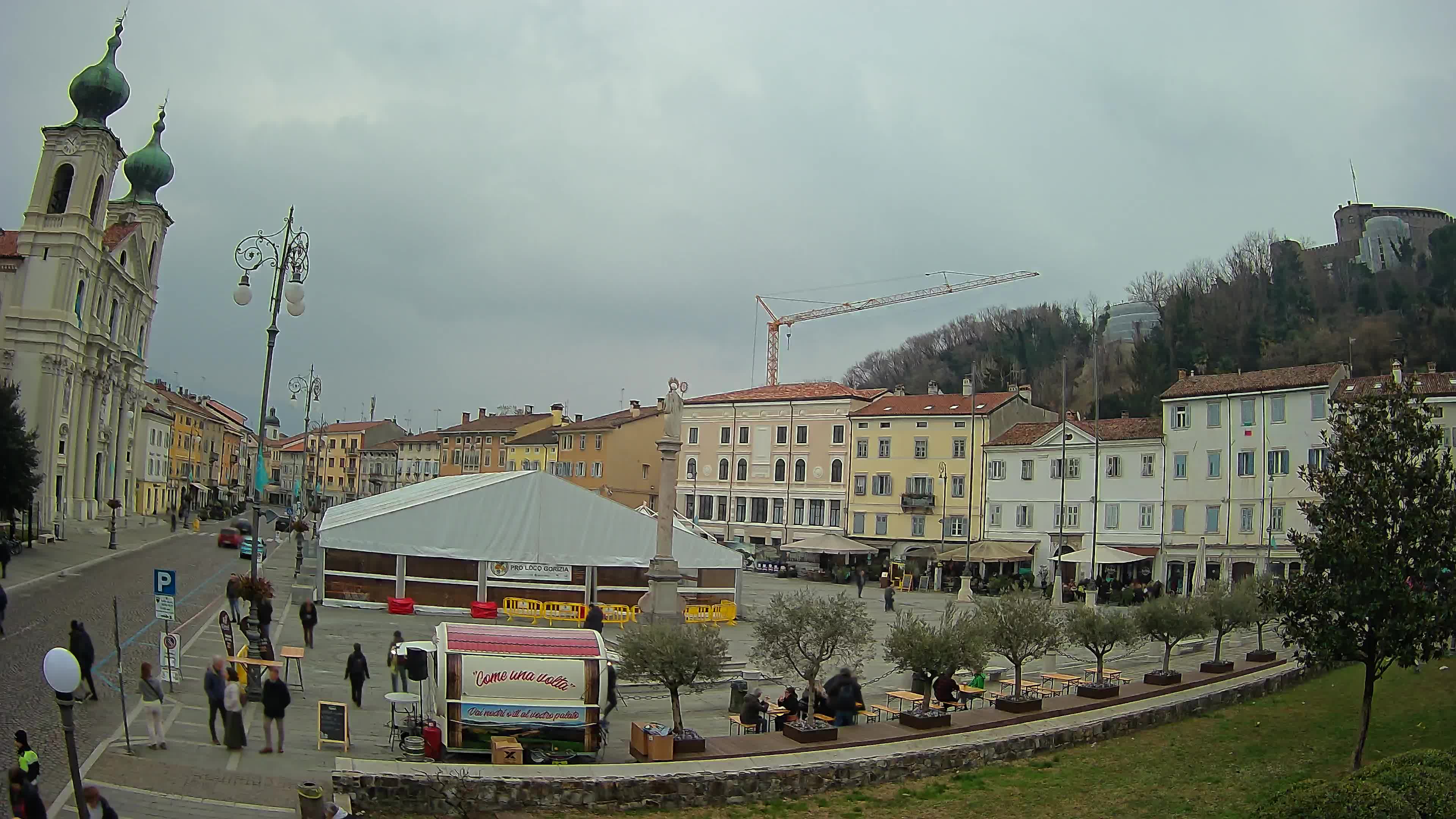 Webcam Gorizia Vittoria square – Church of st. Ignazio