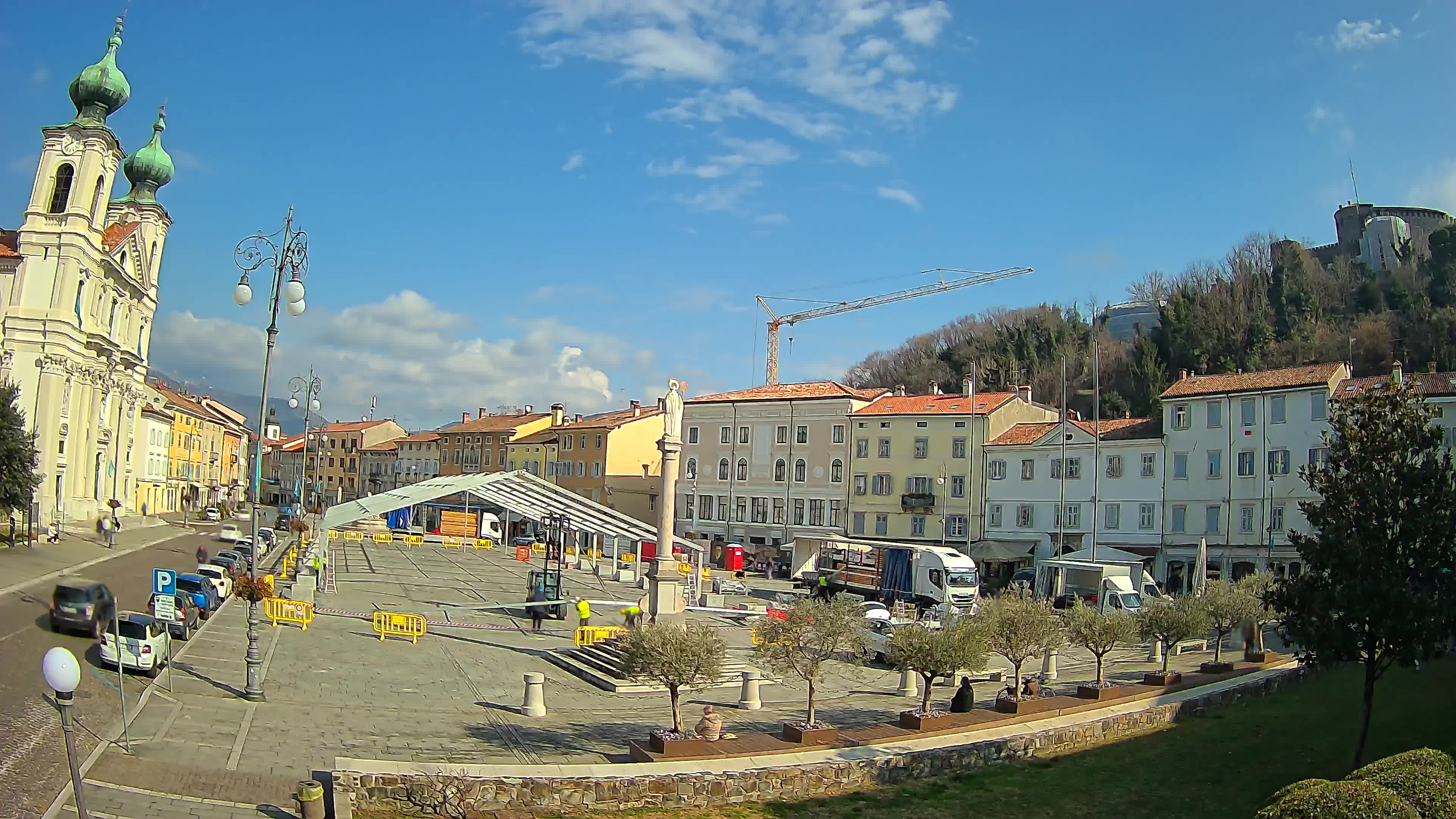 Webcam Gorizia Vittoria square – Church of st. Ignazio