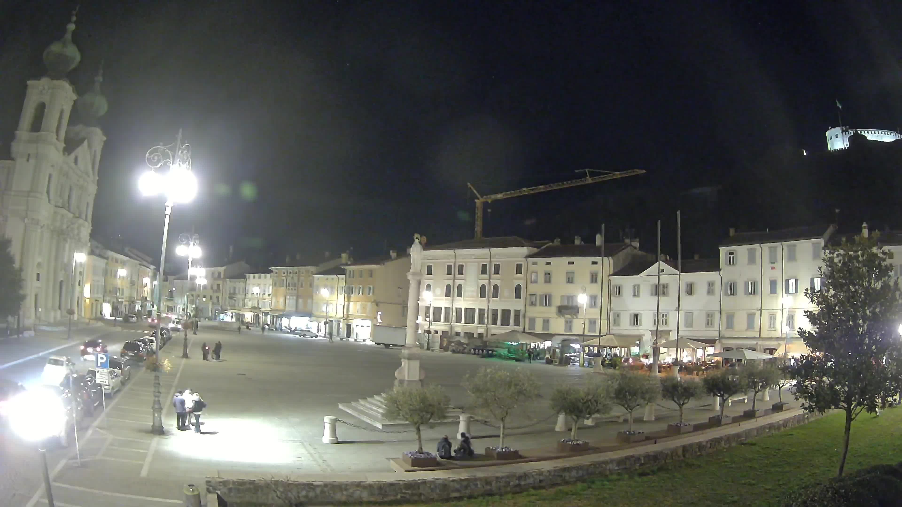 Webcam Gorizia Piazza della Vittoria e chiesa di S. Ignazio