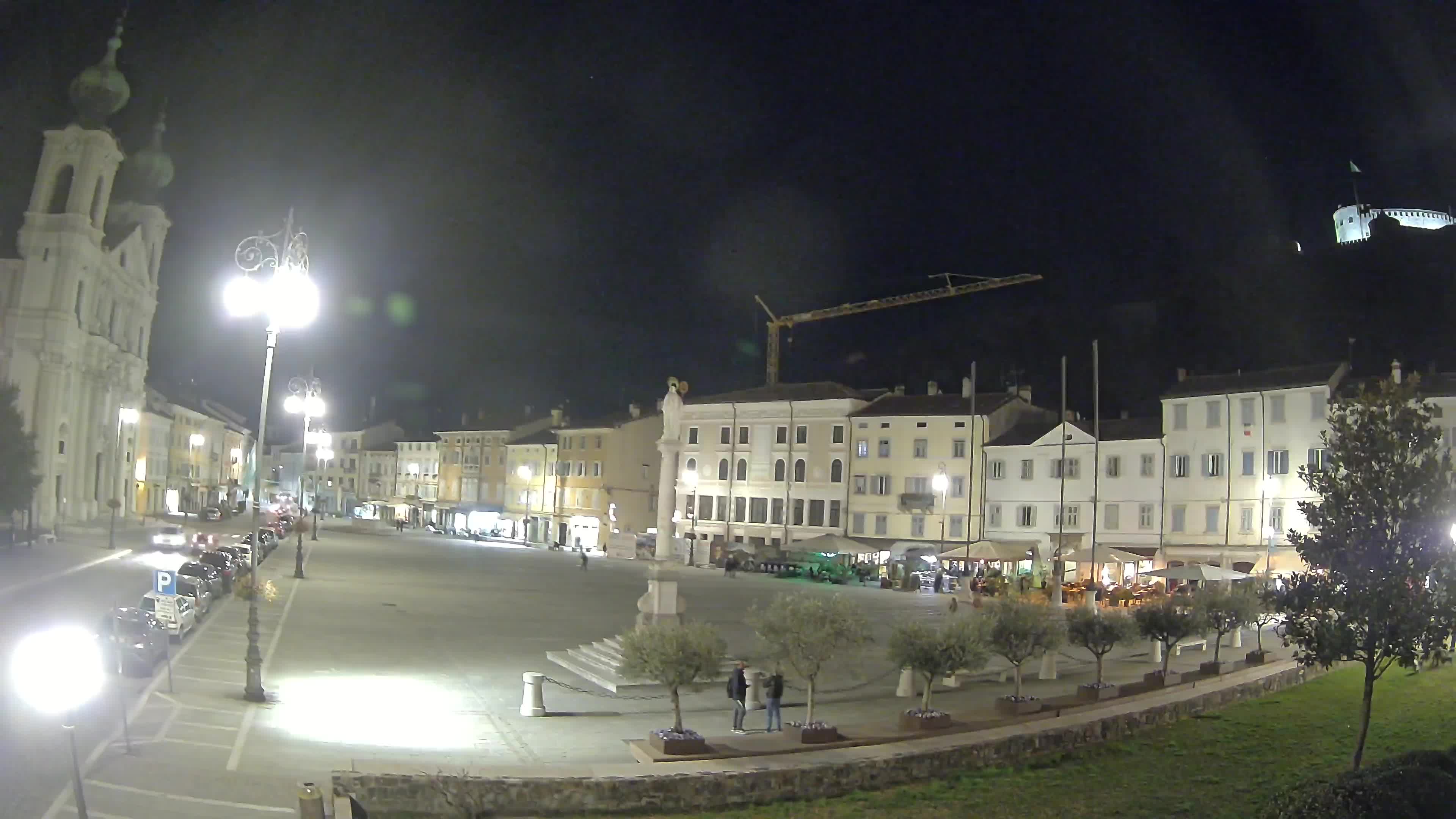 Webcam Gorizia Piazza della Vittoria e chiesa di S. Ignazio