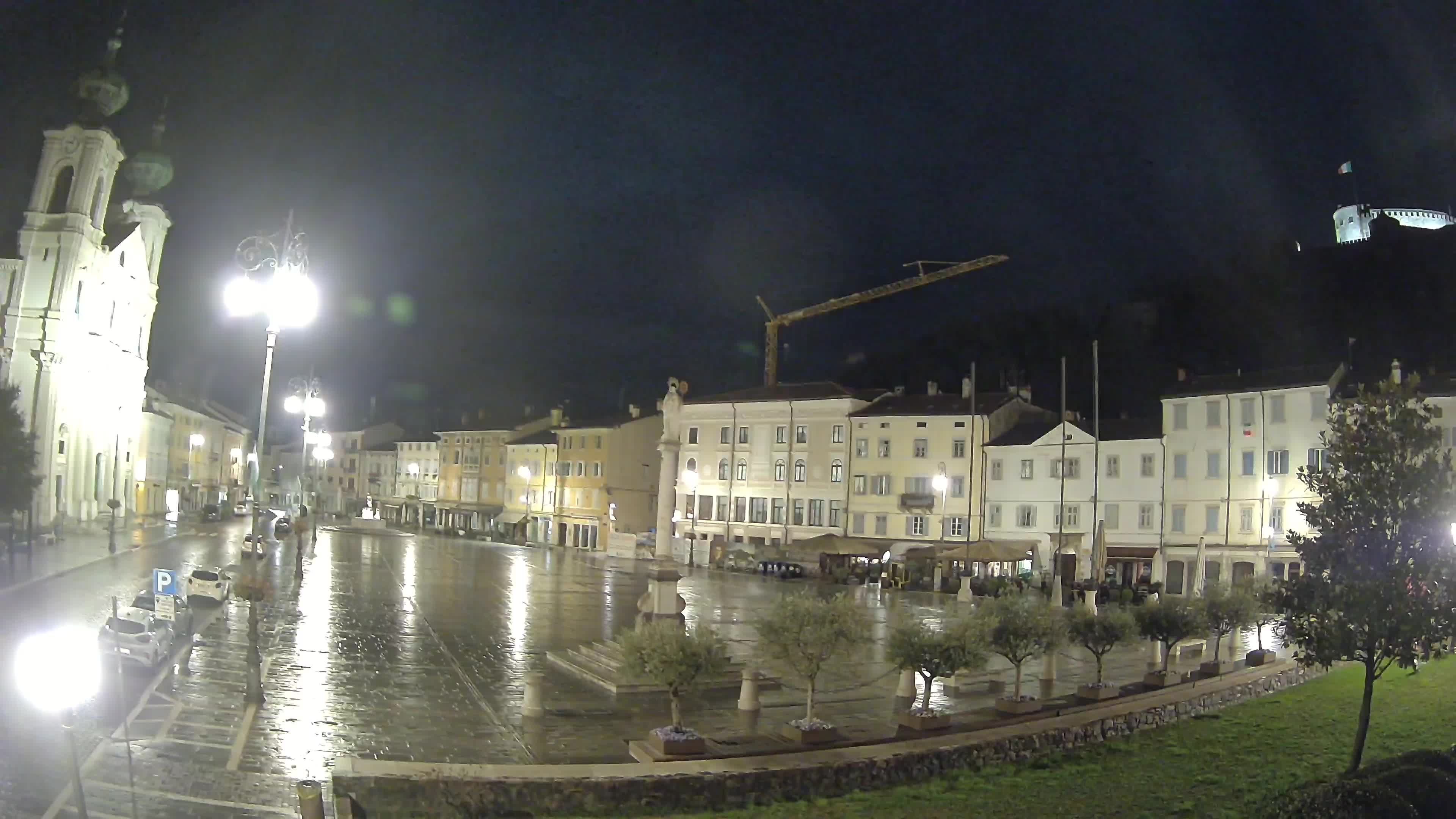 Gorizia – Plaza Vittoria – iglesia de San Pedro. Ignacio