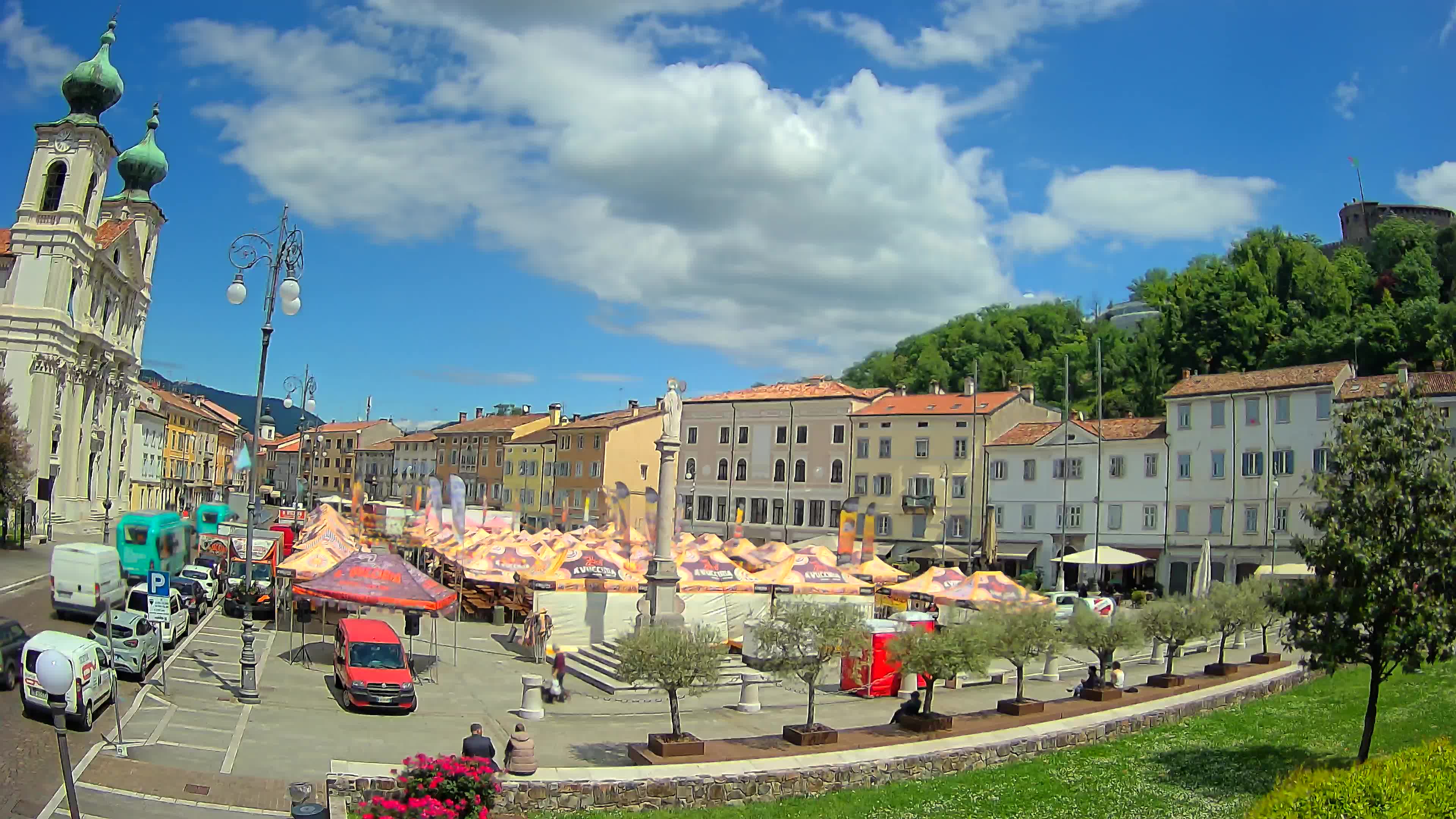 Webcam Gorizia Vittoria square – Church of st. Ignazio