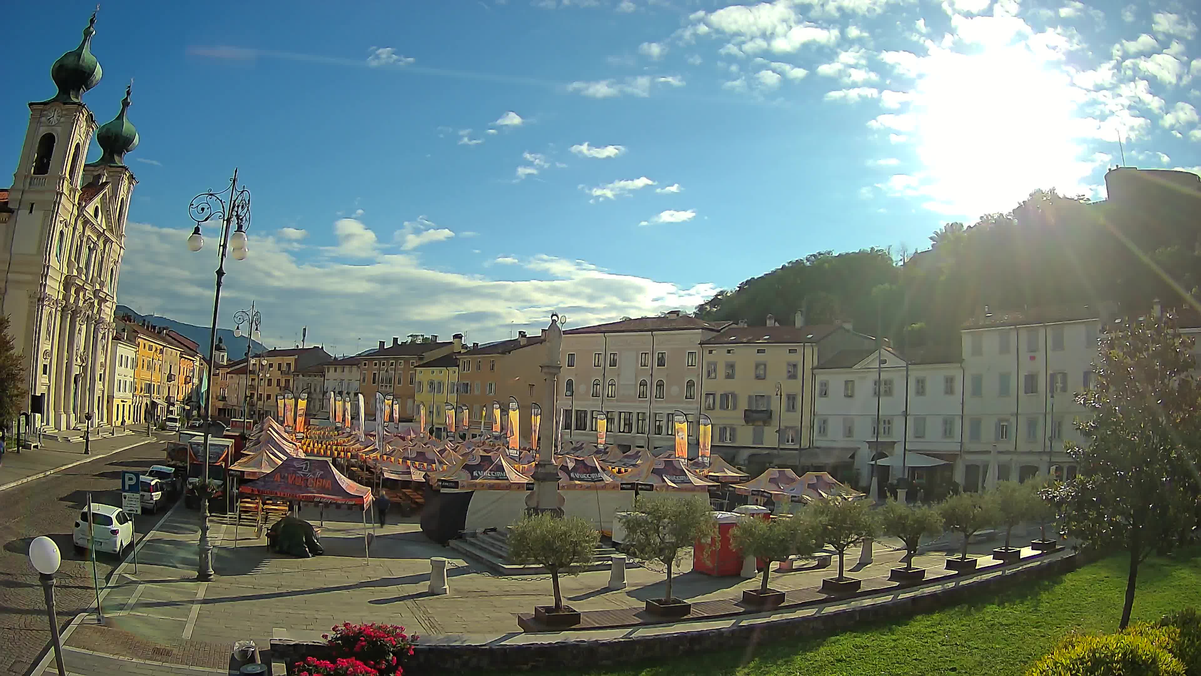 Webcam Gorizia Vittoria square – Church of st. Ignazio