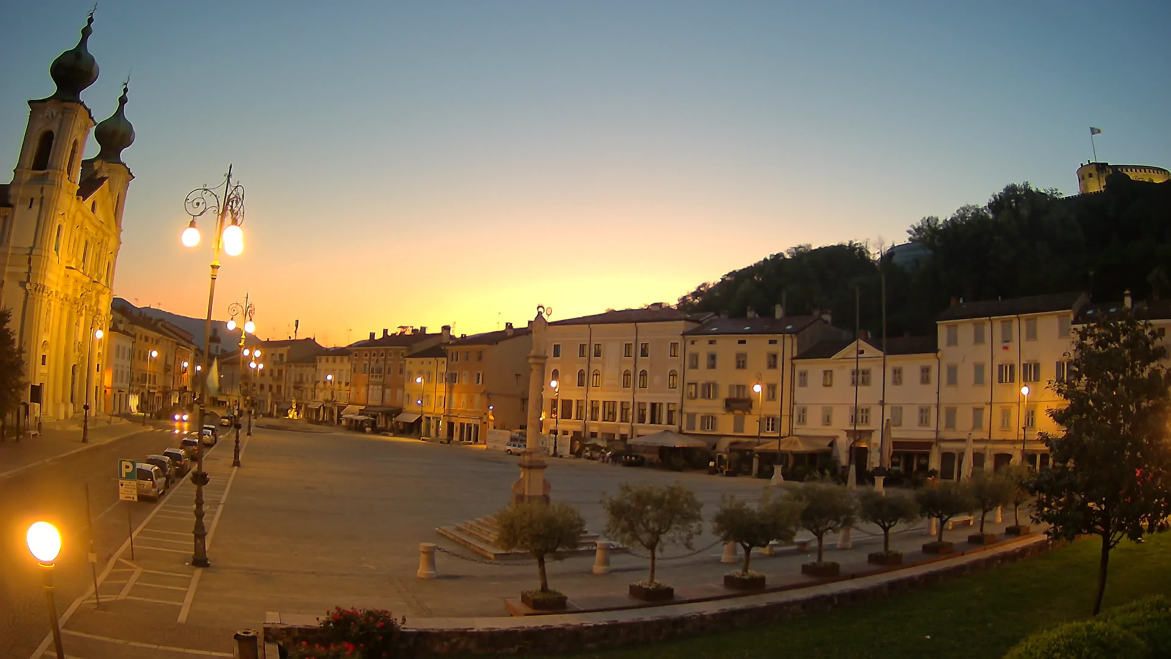 Webcam Gorizia Vittoria square – Church of st. Ignazio