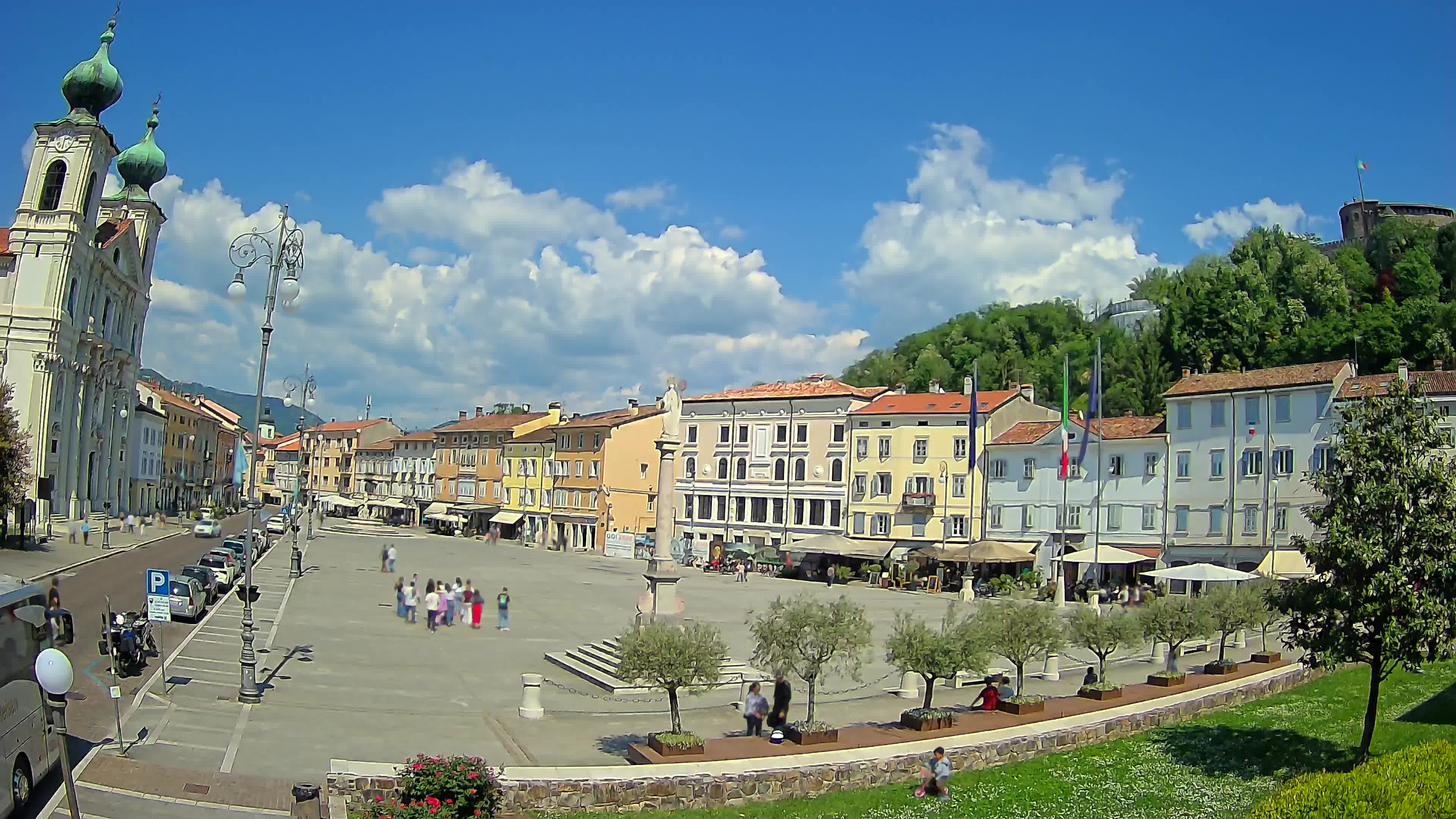 Webcam Gorizia Vittoria square – Church of st. Ignazio
