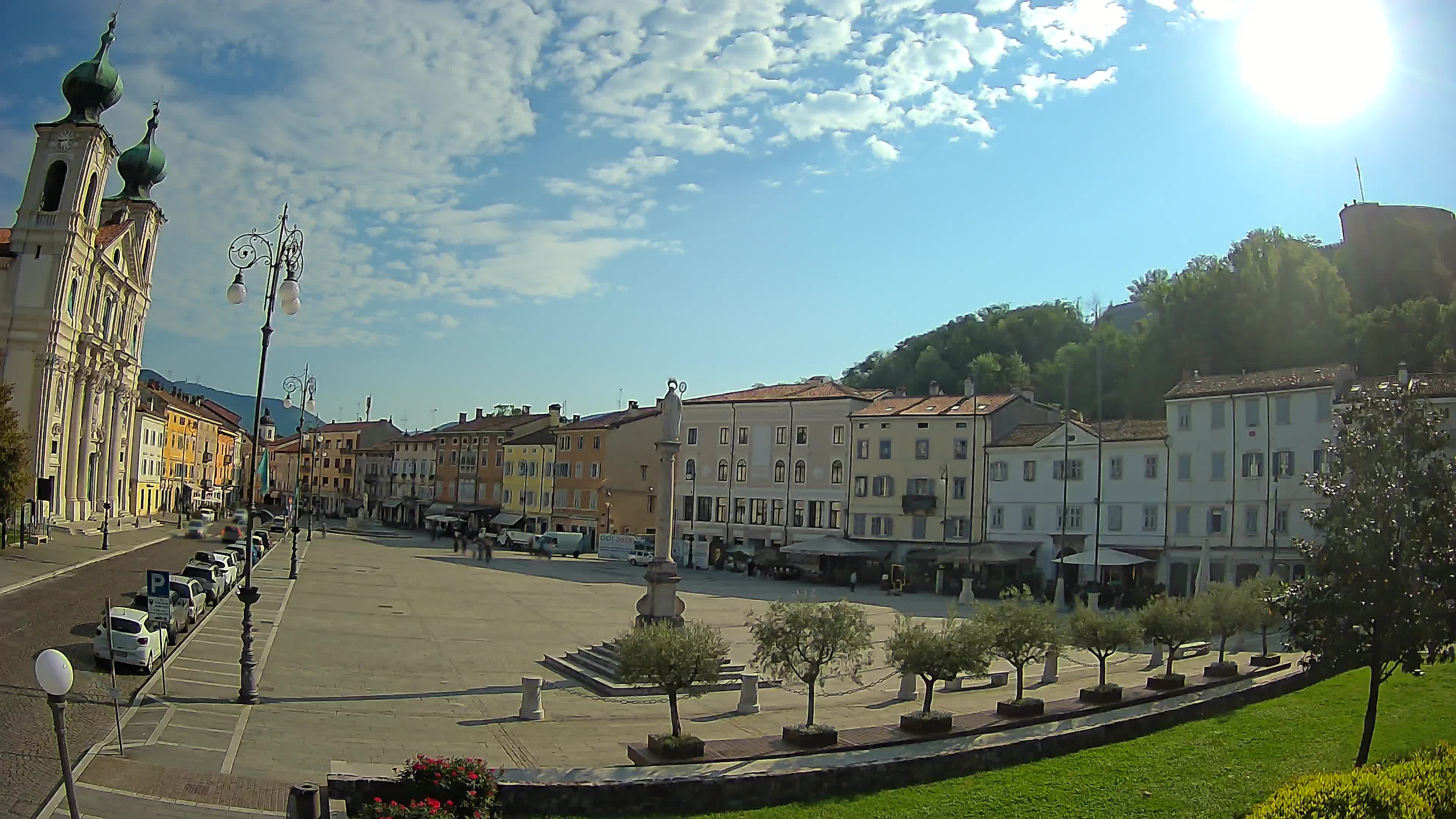 Gorizia – Plaza Vittoria – iglesia de San Pedro. Ignacio