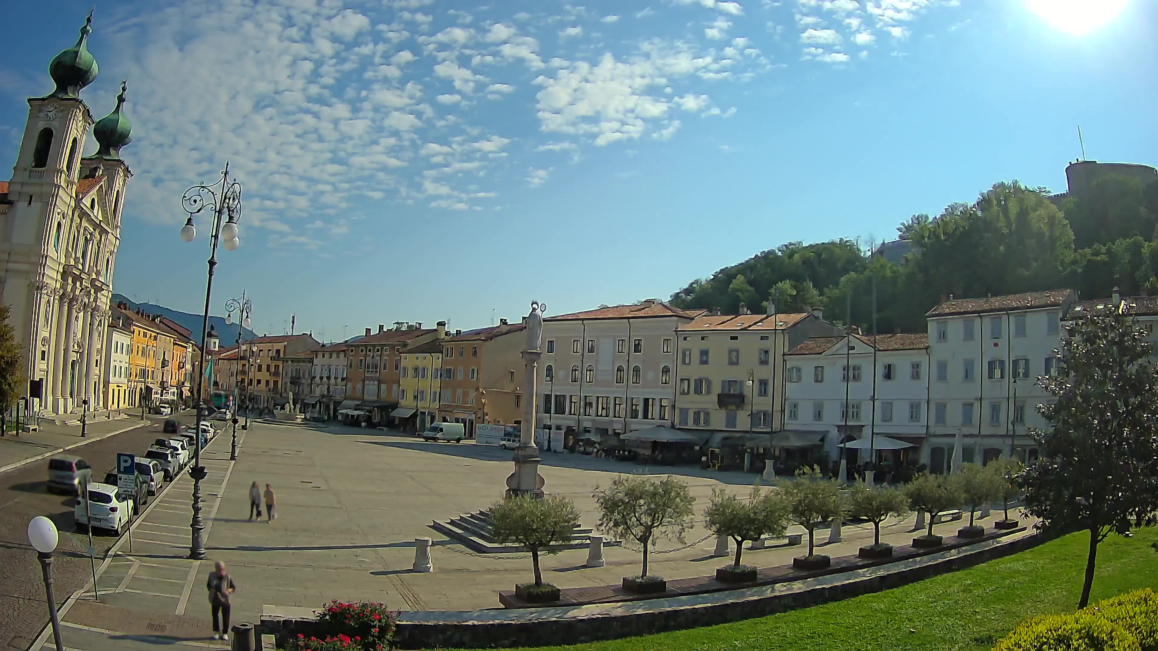Gorizia – Plaza Vittoria – iglesia de San Pedro. Ignacio