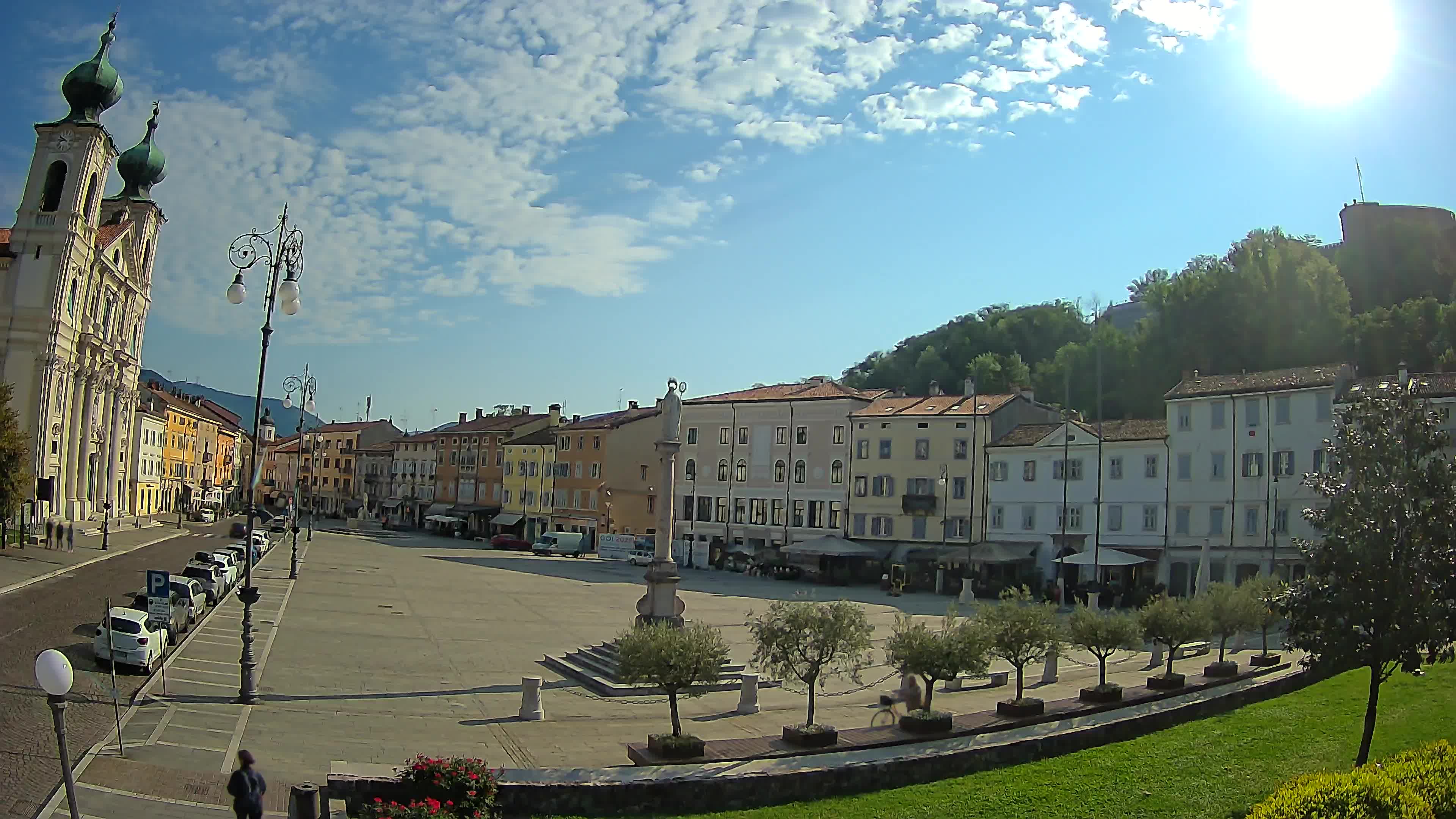 Gorizia – Plaza Vittoria – iglesia de San Pedro. Ignacio
