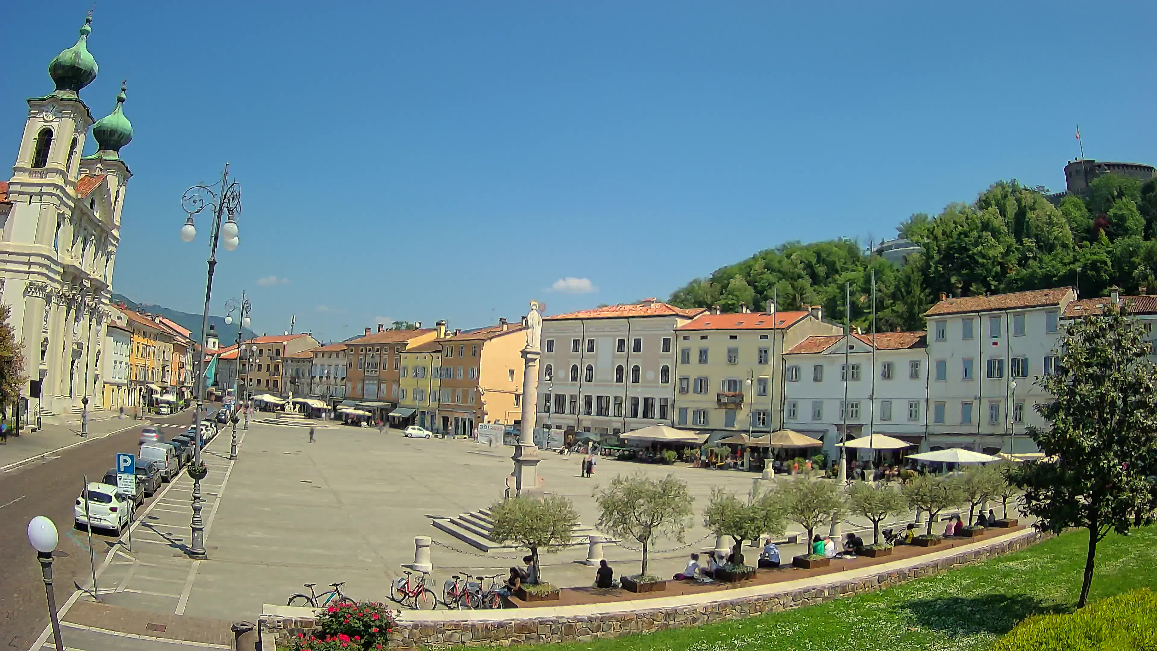 Webcam Gorizia Vittoria square – Church of st. Ignazio