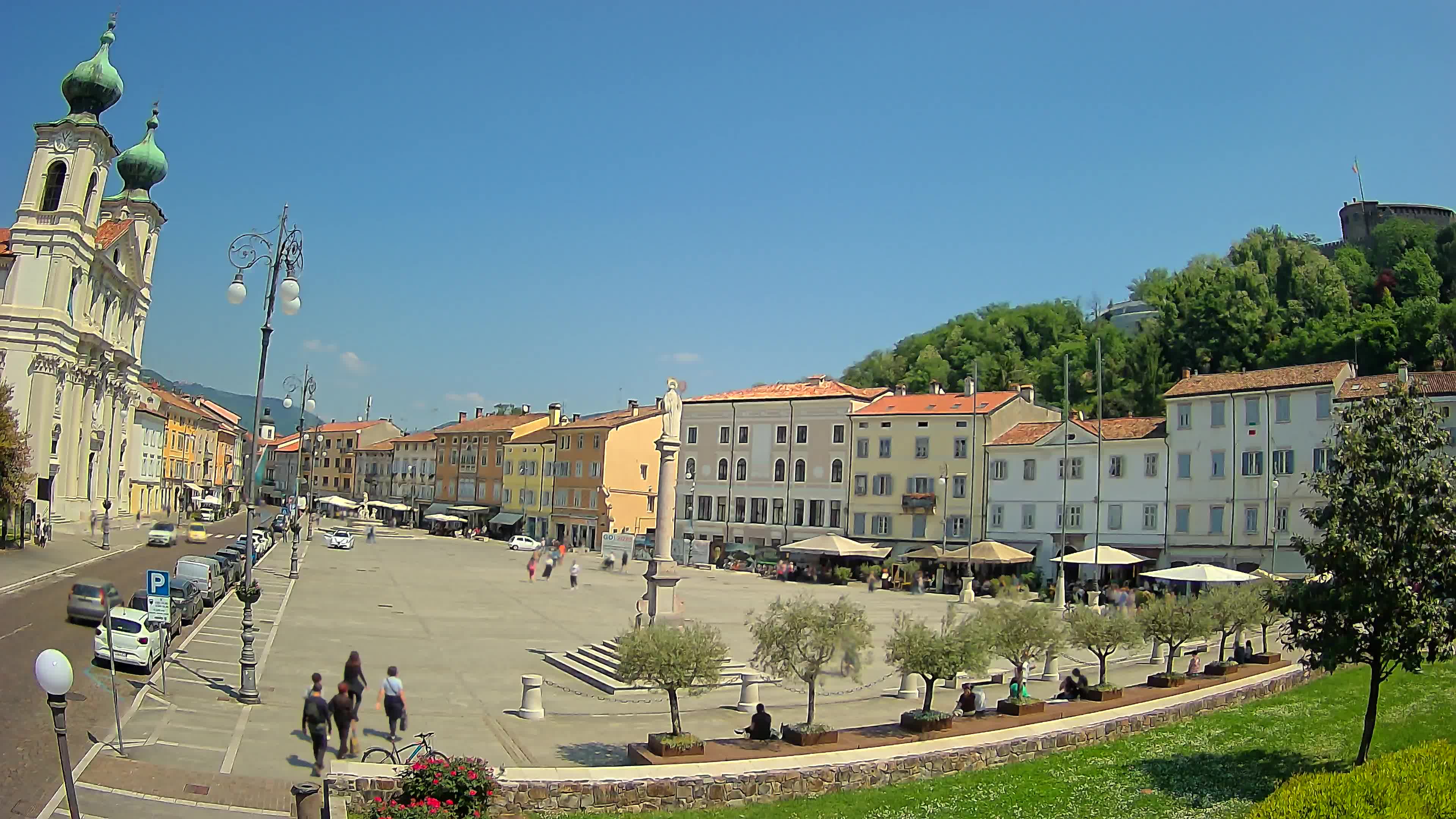 Webcam Gorizia Vittoria square – Church of st. Ignazio