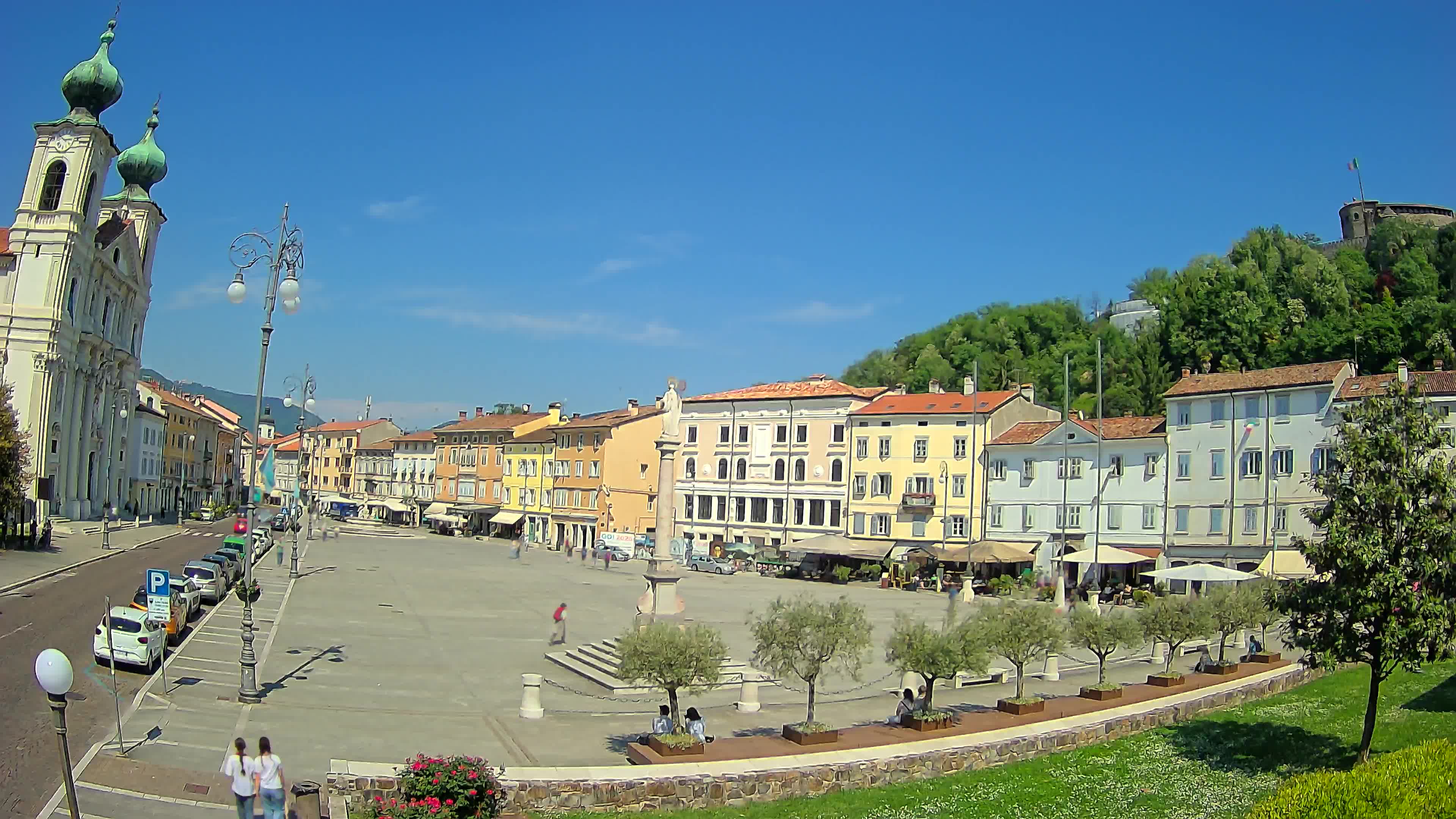 Webcam Gorizia Vittoria square – Church of st. Ignazio