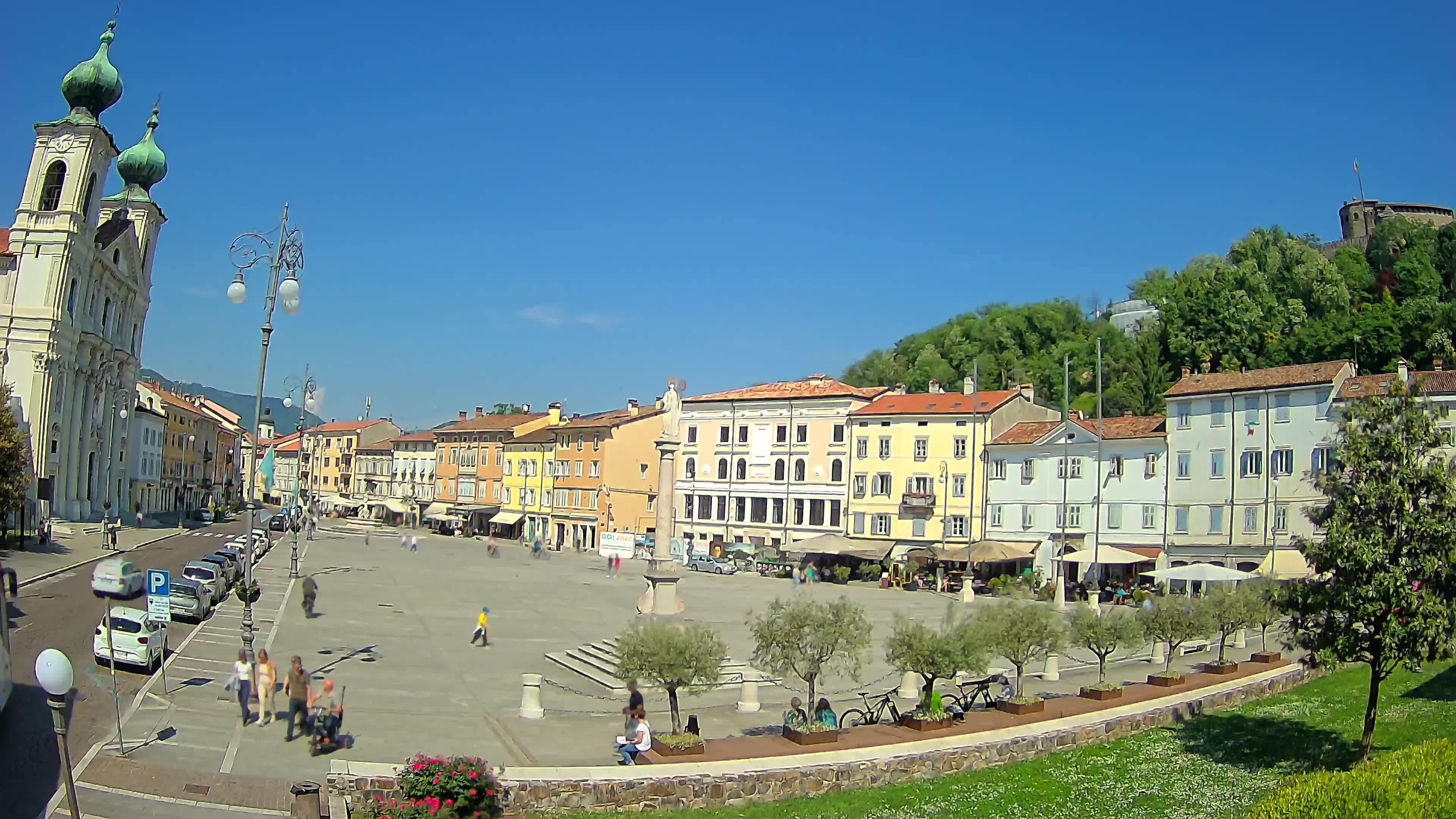 Webcam Gorizia Vittoria square – Church of st. Ignazio