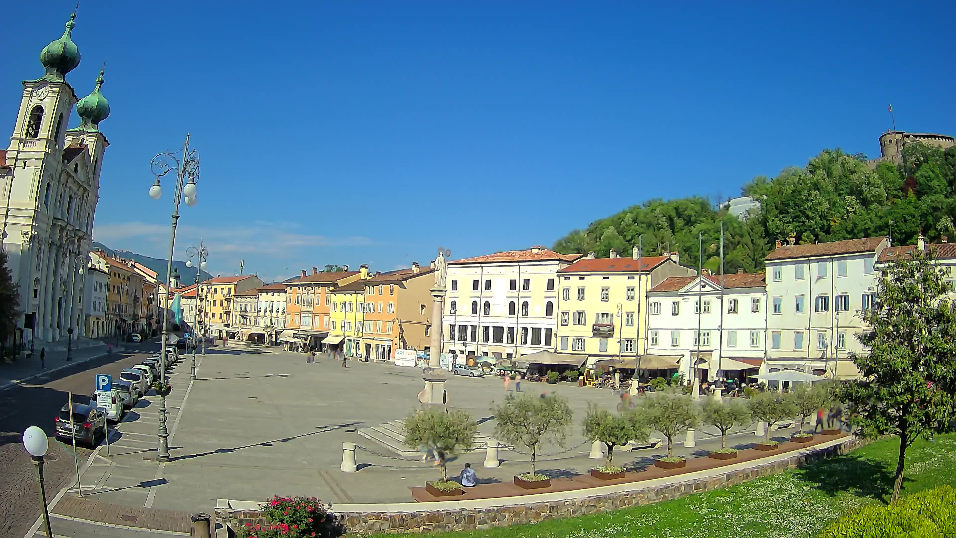 Webcam Gorizia Vittoria square – Church of st. Ignazio