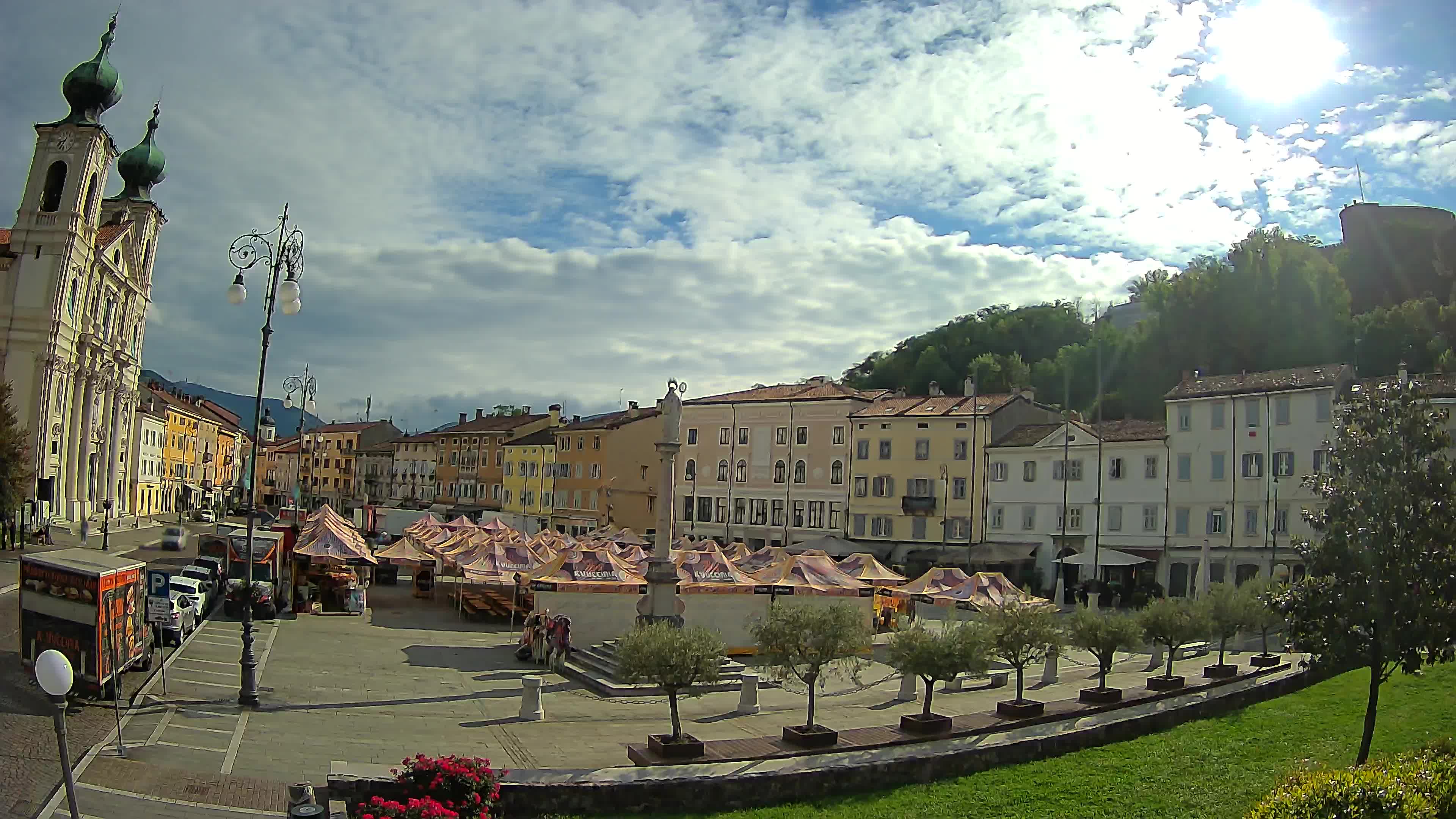 Webcam Gorizia Vittoria square – Church of st. Ignazio