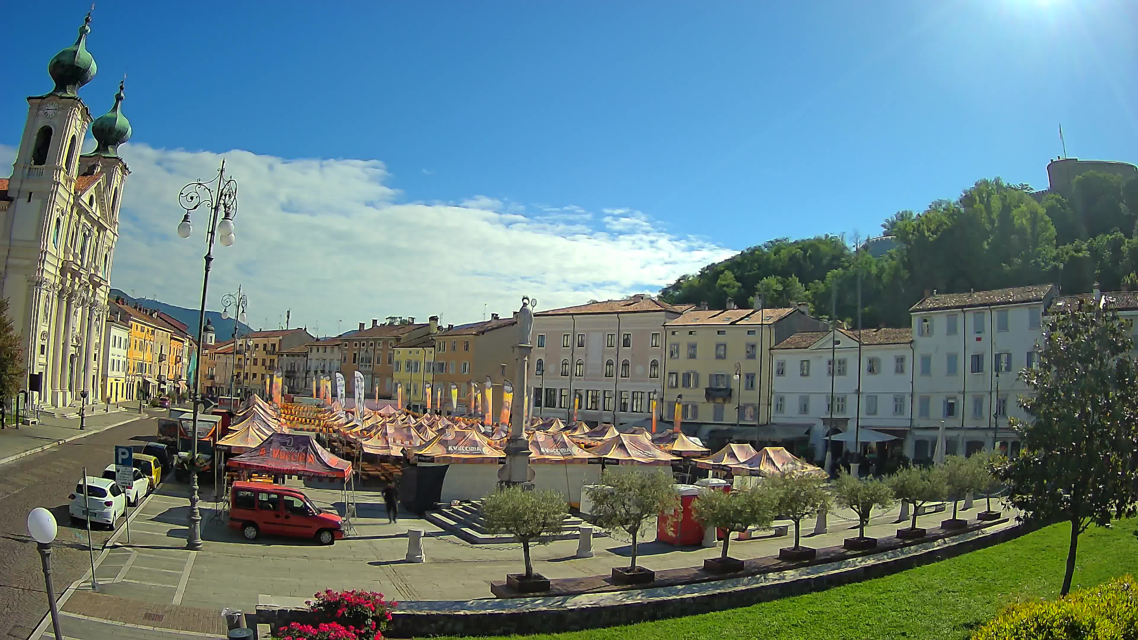 Webcam Gorizia Vittoria square – Church of st. Ignazio