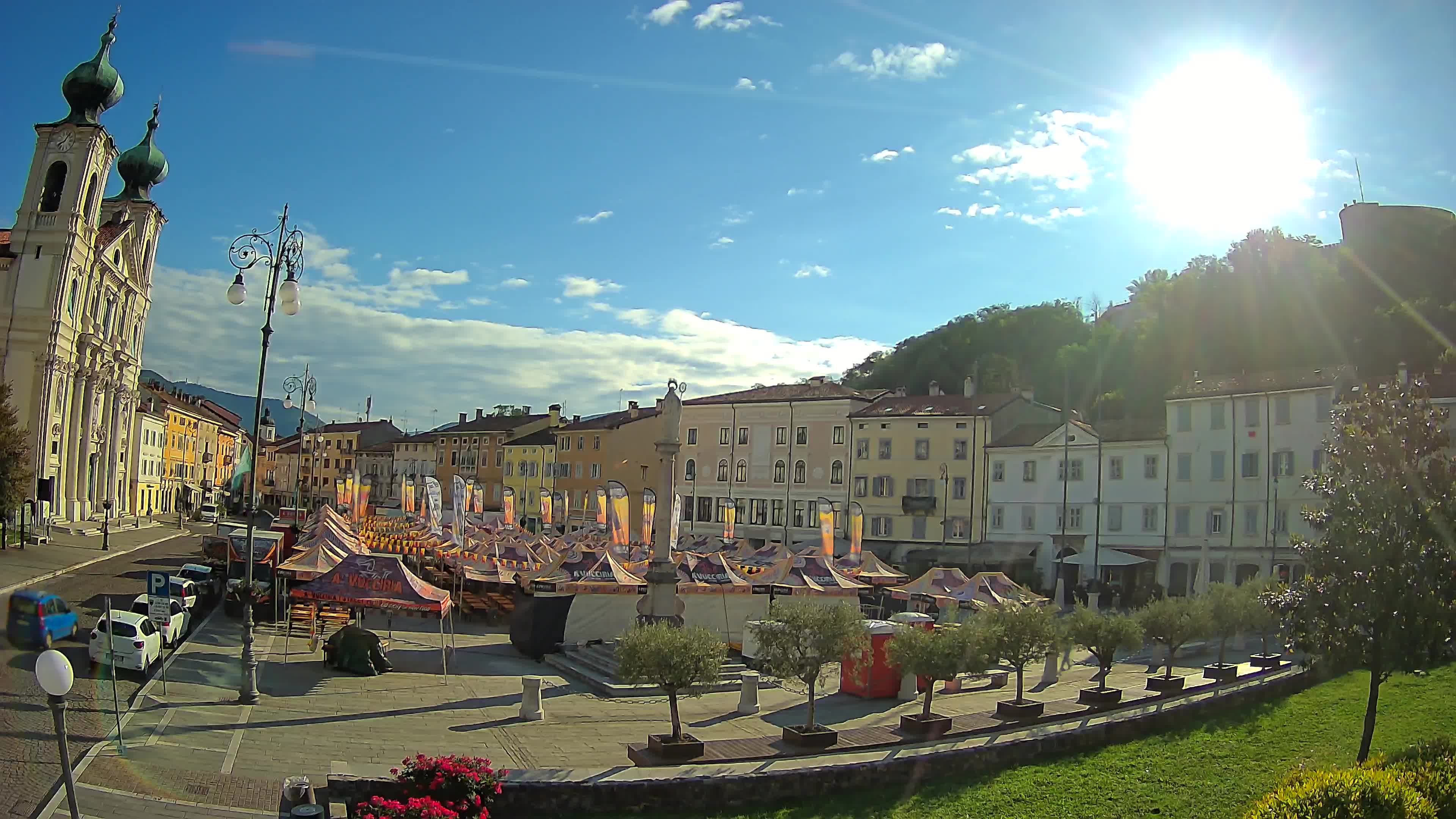 Webcam Gorizia Vittoria square – Church of st. Ignazio