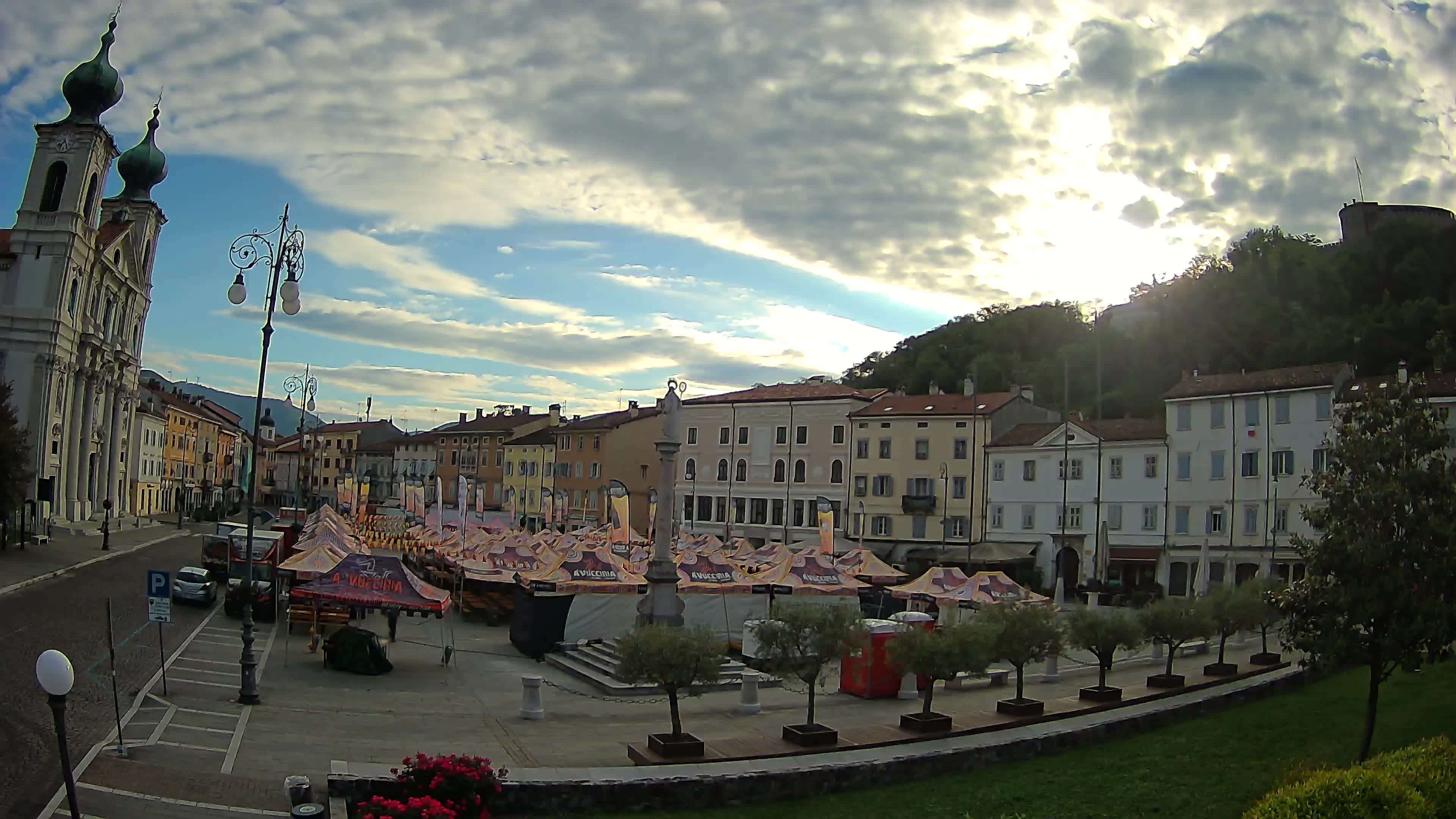 Webcam Gorizia Vittoria square – Church of st. Ignazio
