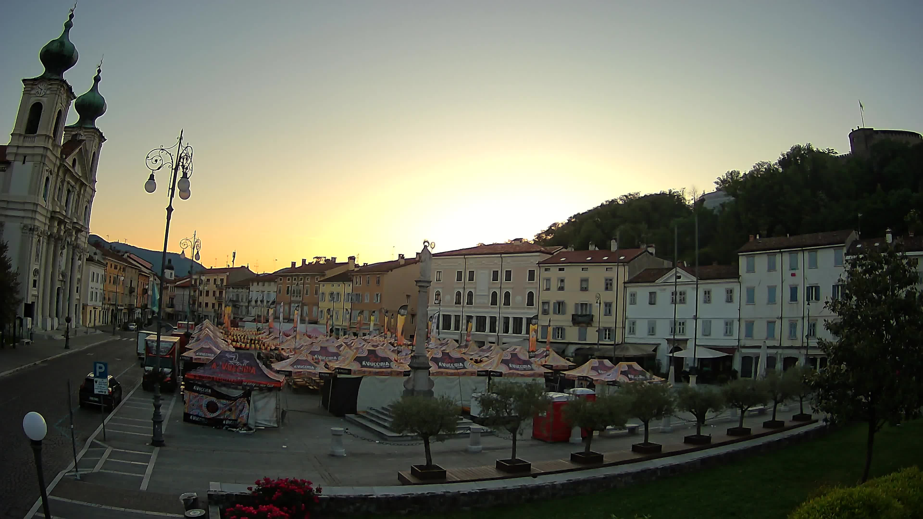 Webcam Gorizia Vittoria square – Church of st. Ignazio
