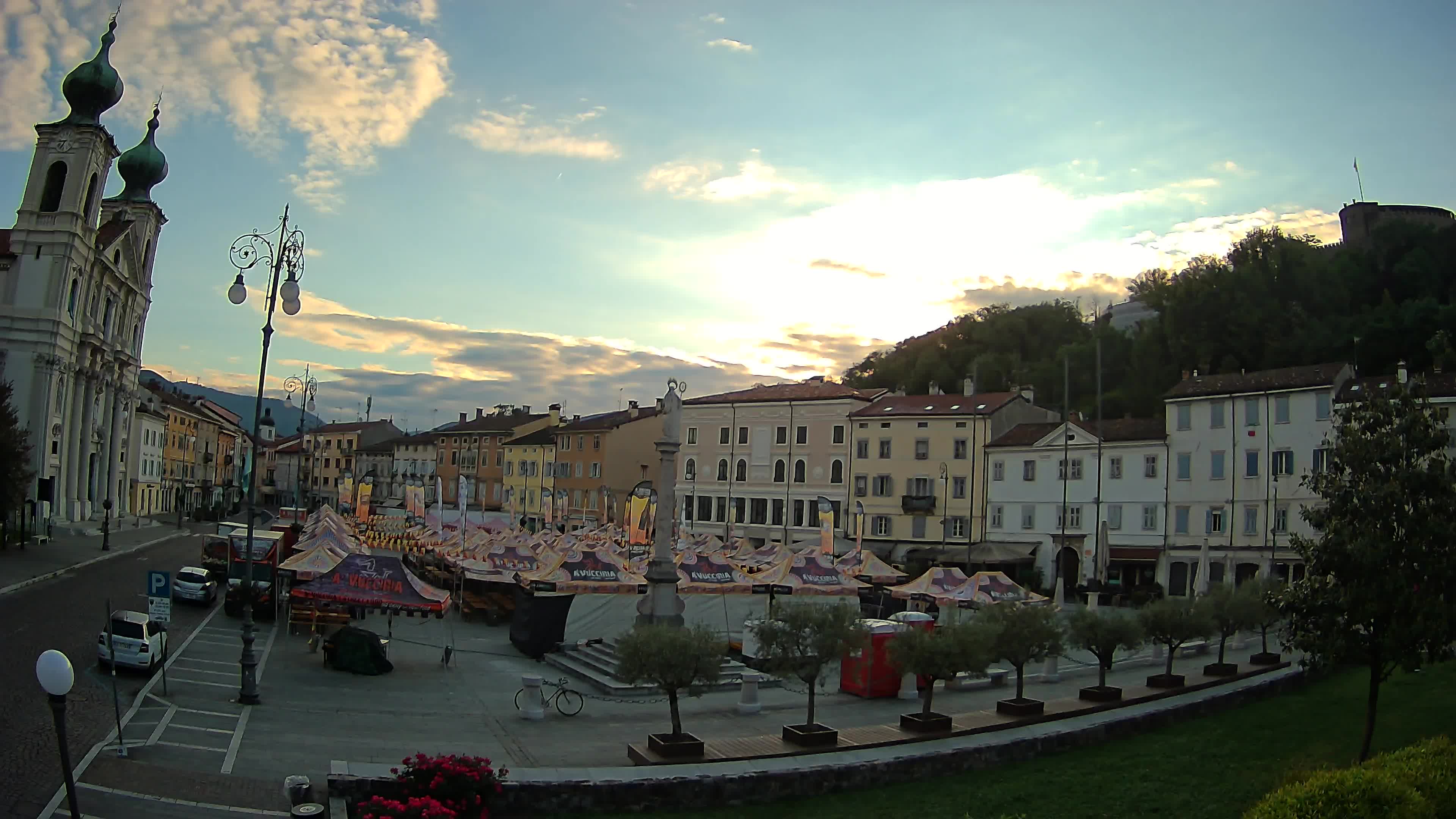 Webcam Gorizia Vittoria square – Church of st. Ignazio