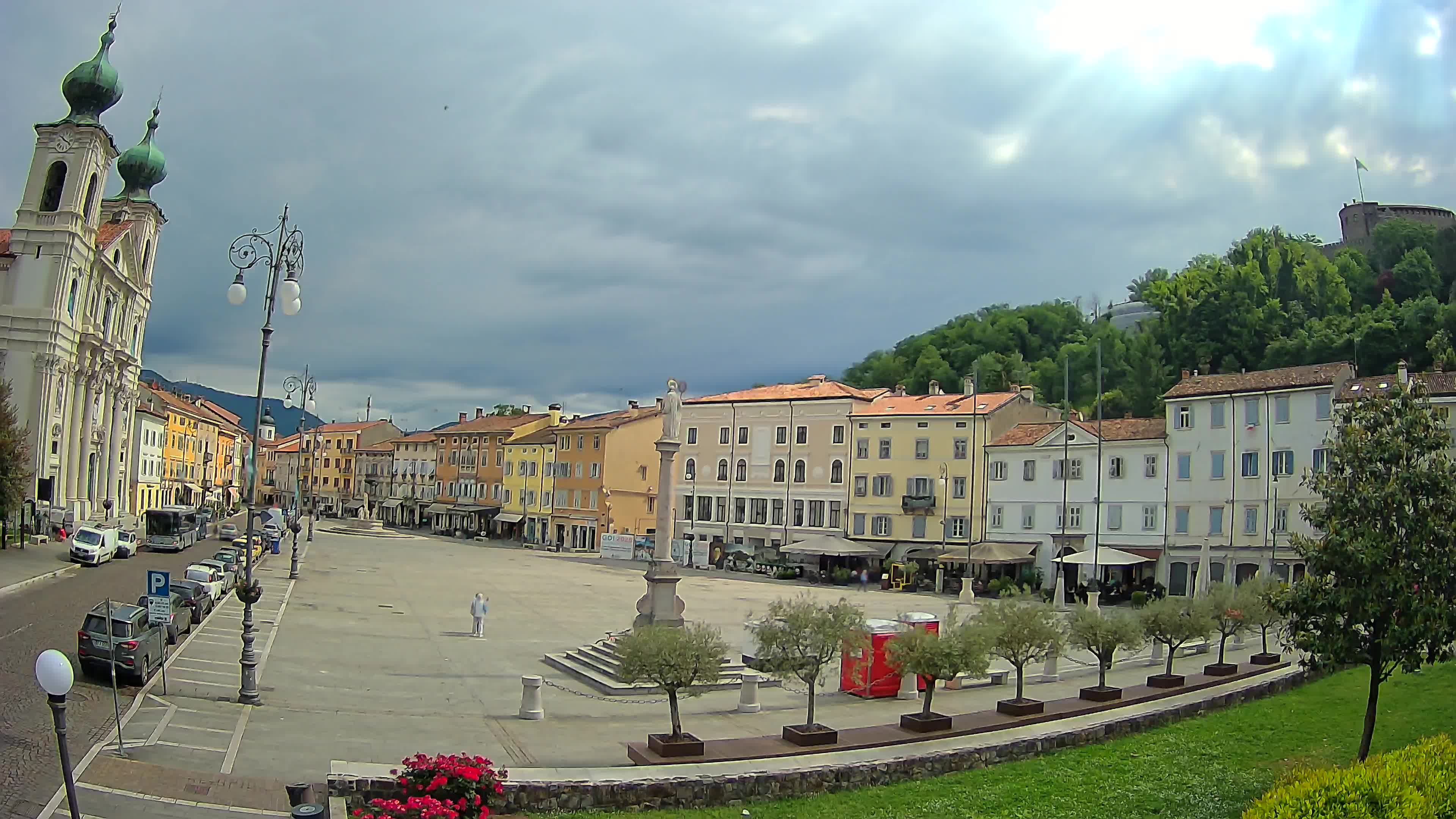 Webcam Gorizia Vittoria square – Church of st. Ignazio