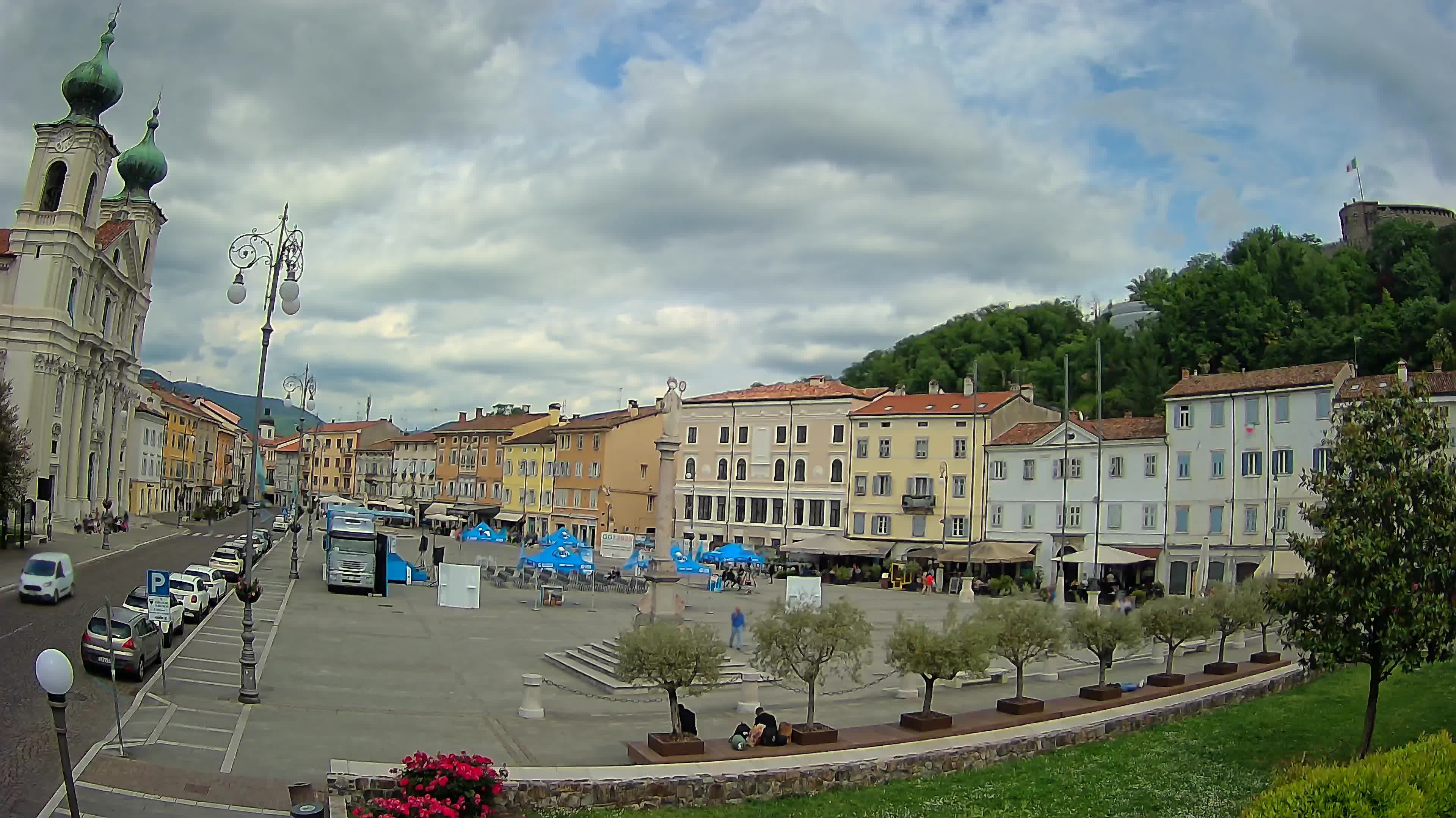 Webcam Gorizia Vittoria square – Church of st. Ignazio