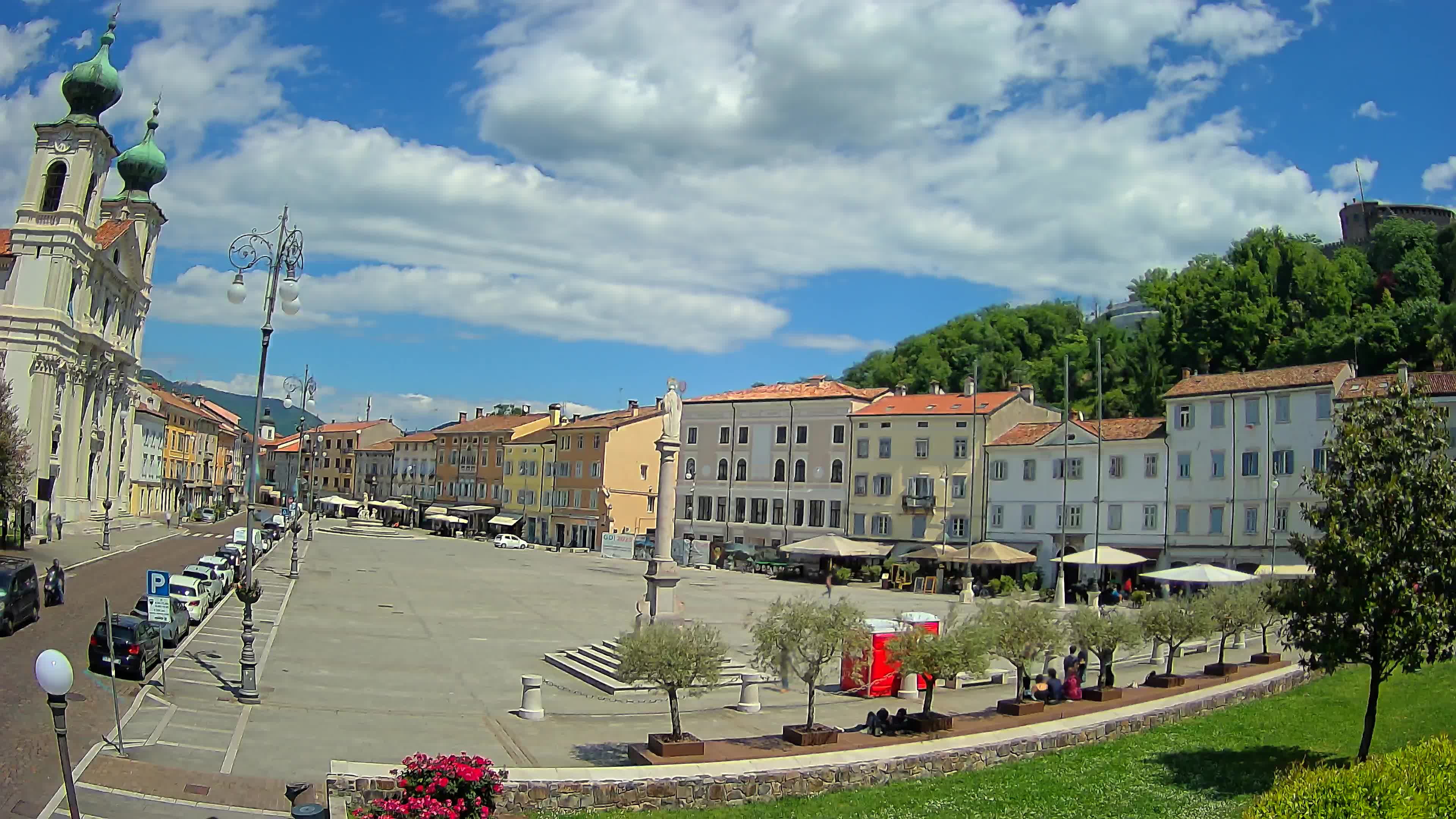 Webcam Gorizia Vittoria square – Church of st. Ignazio