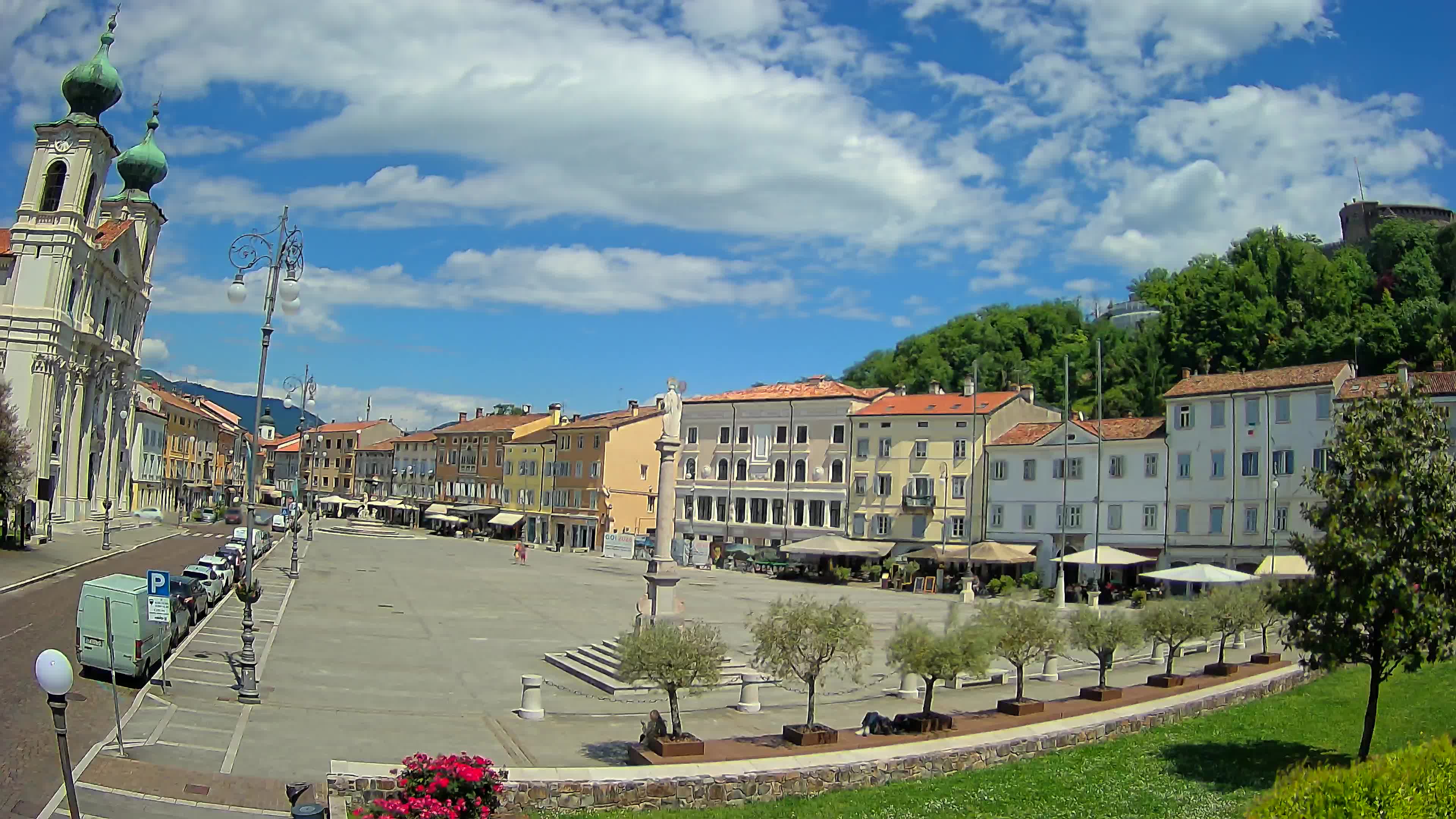 Webcam Gorizia Vittoria square – Church of st. Ignazio