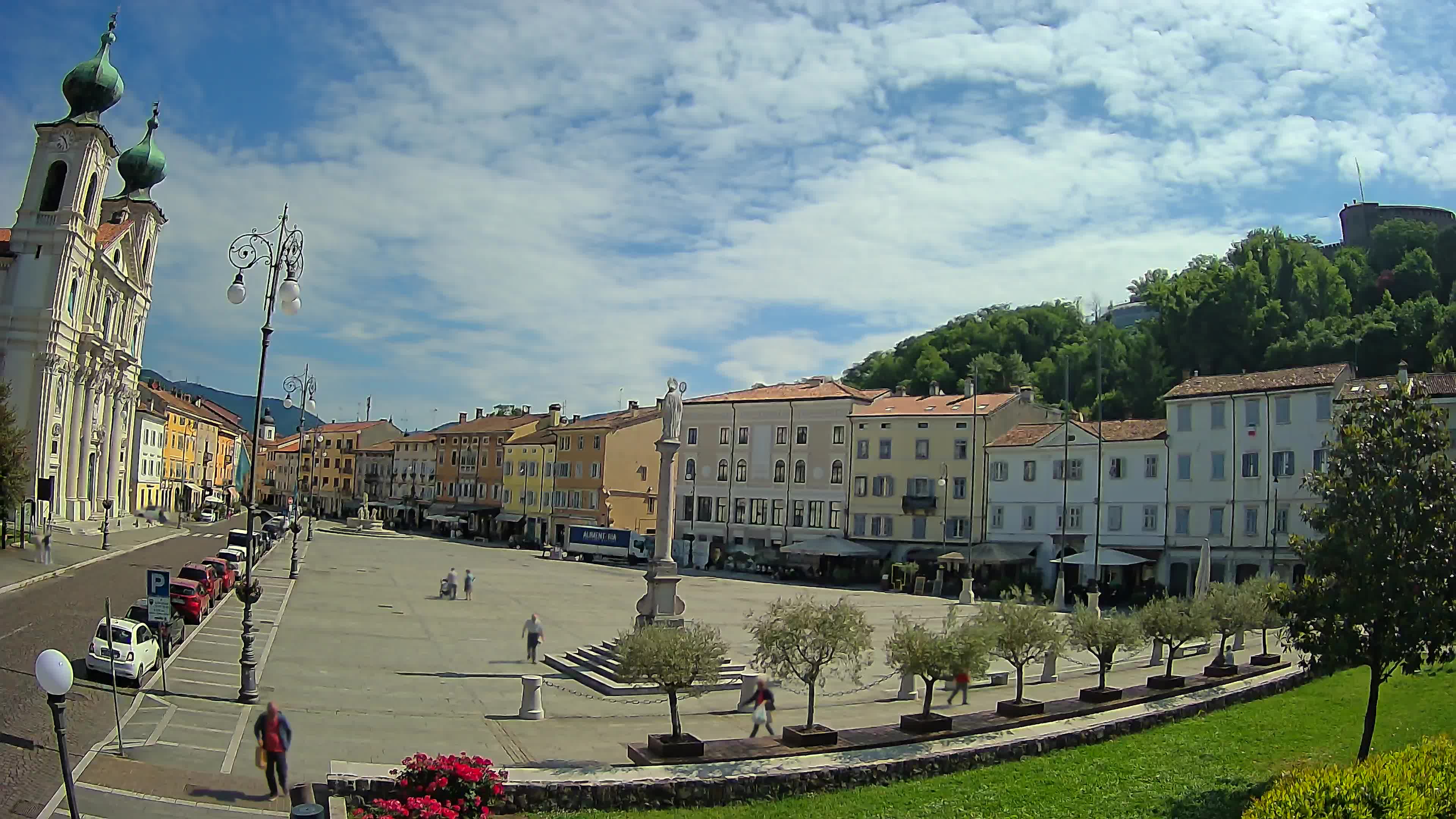 Webcam Gorizia Vittoria square – Church of st. Ignazio