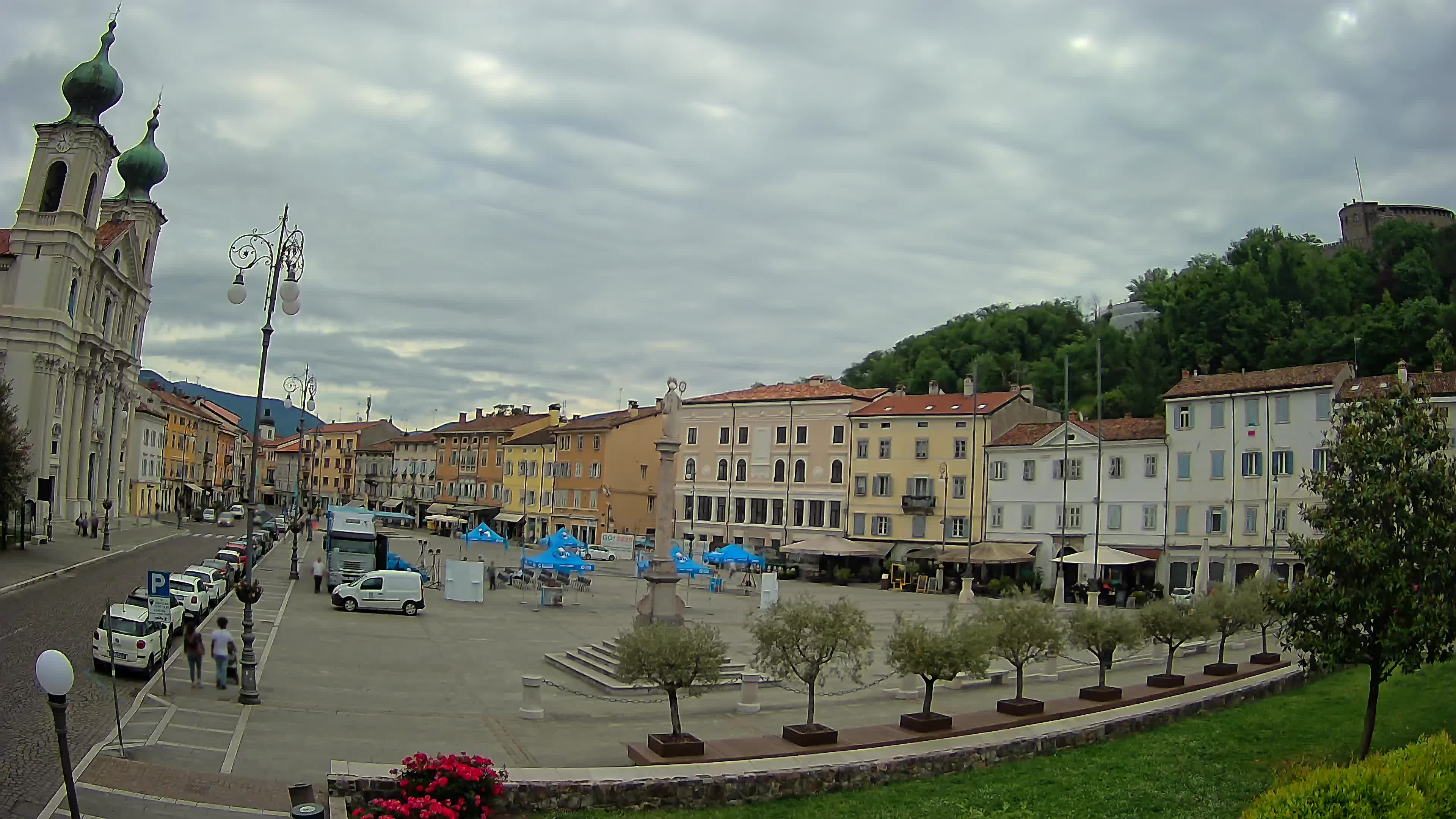 Webcam Gorizia Vittoria square – Church of st. Ignazio