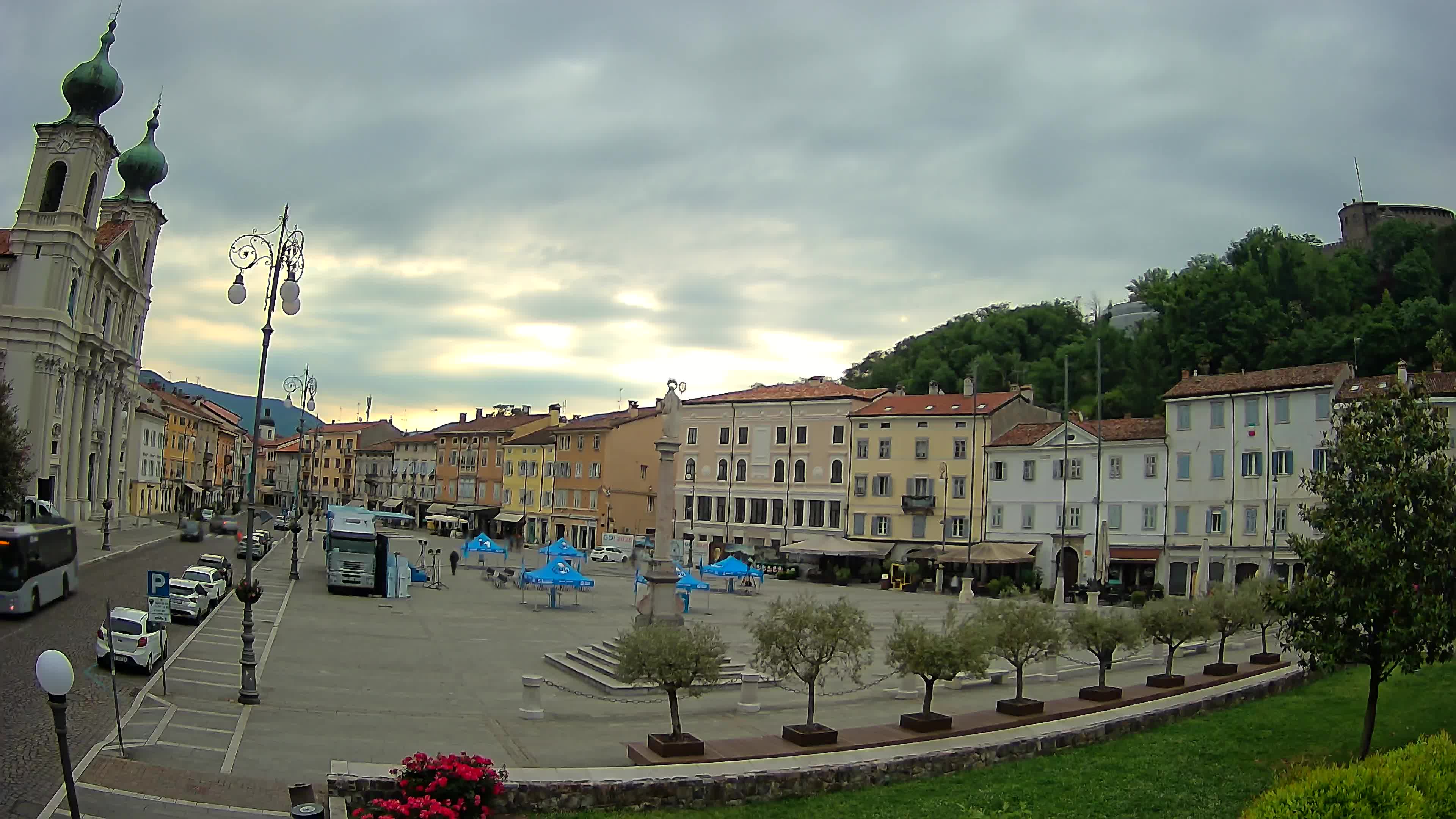 Webcam Gorizia Vittoria square – Church of st. Ignazio