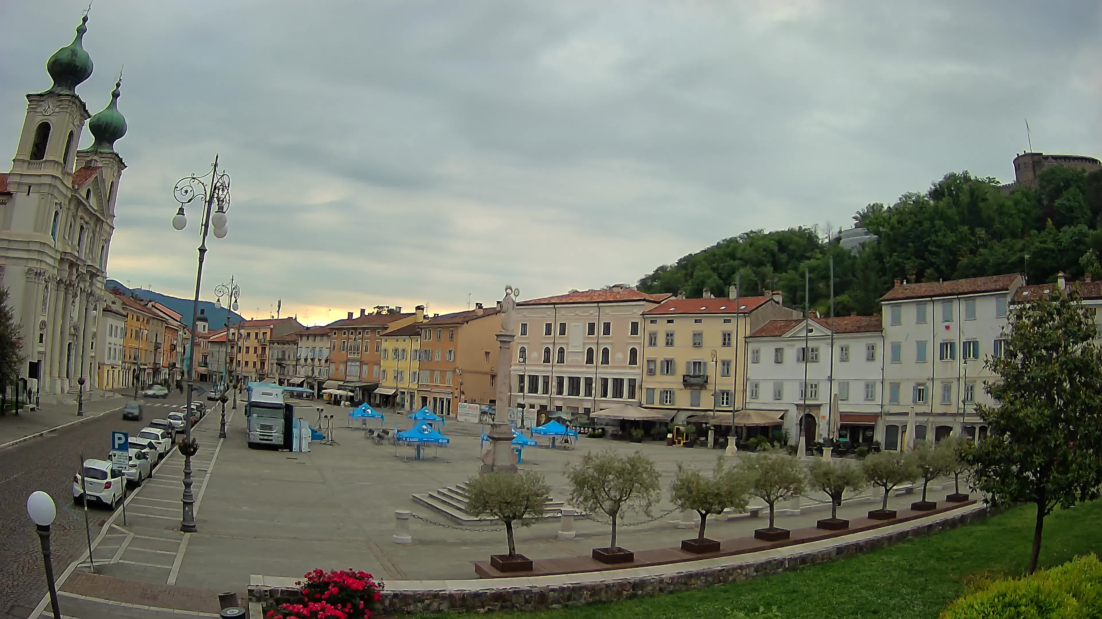 Webcam Gorizia Vittoria square – Church of st. Ignazio