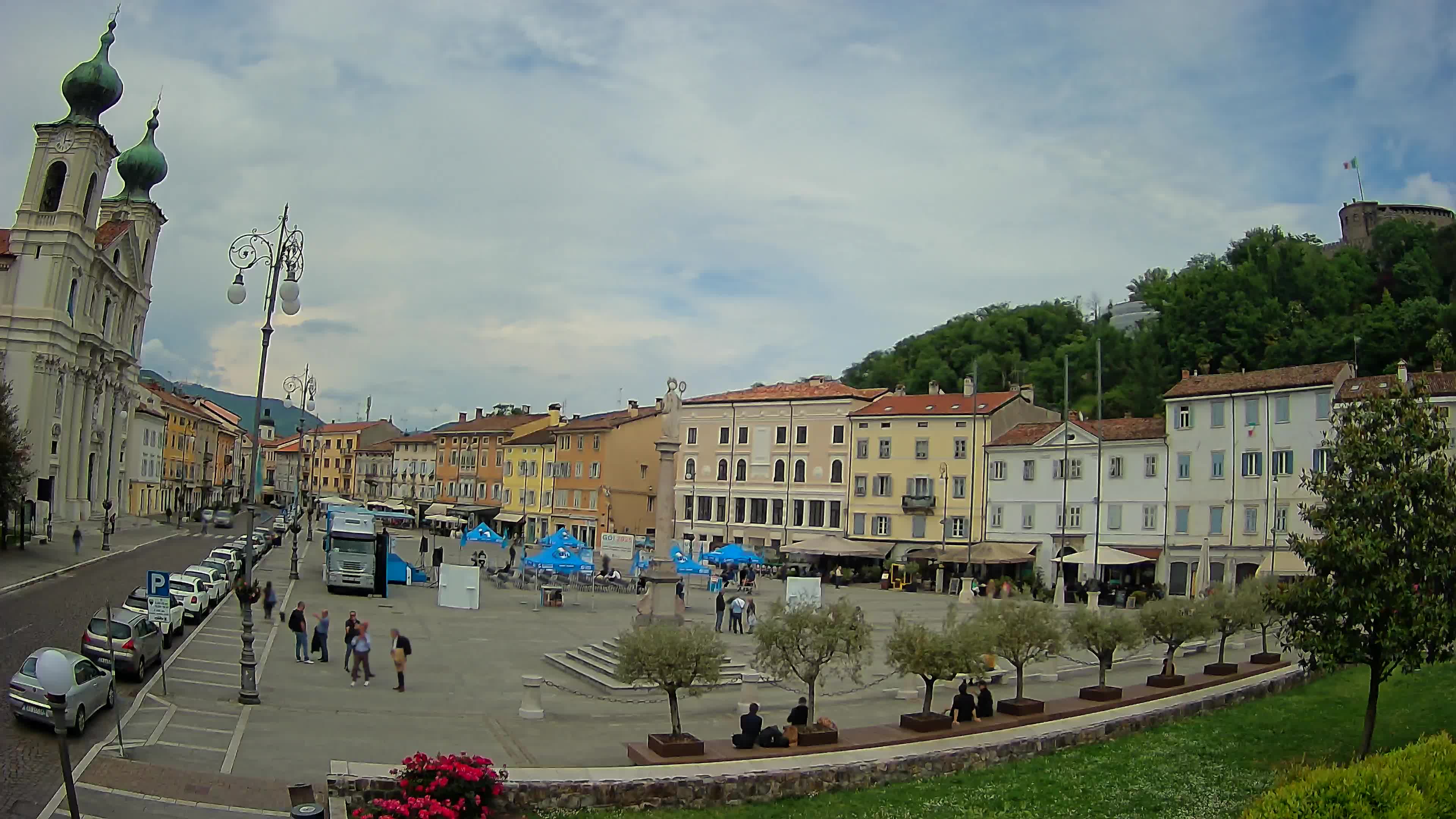 Webcam Gorizia Vittoria square – Church of st. Ignazio