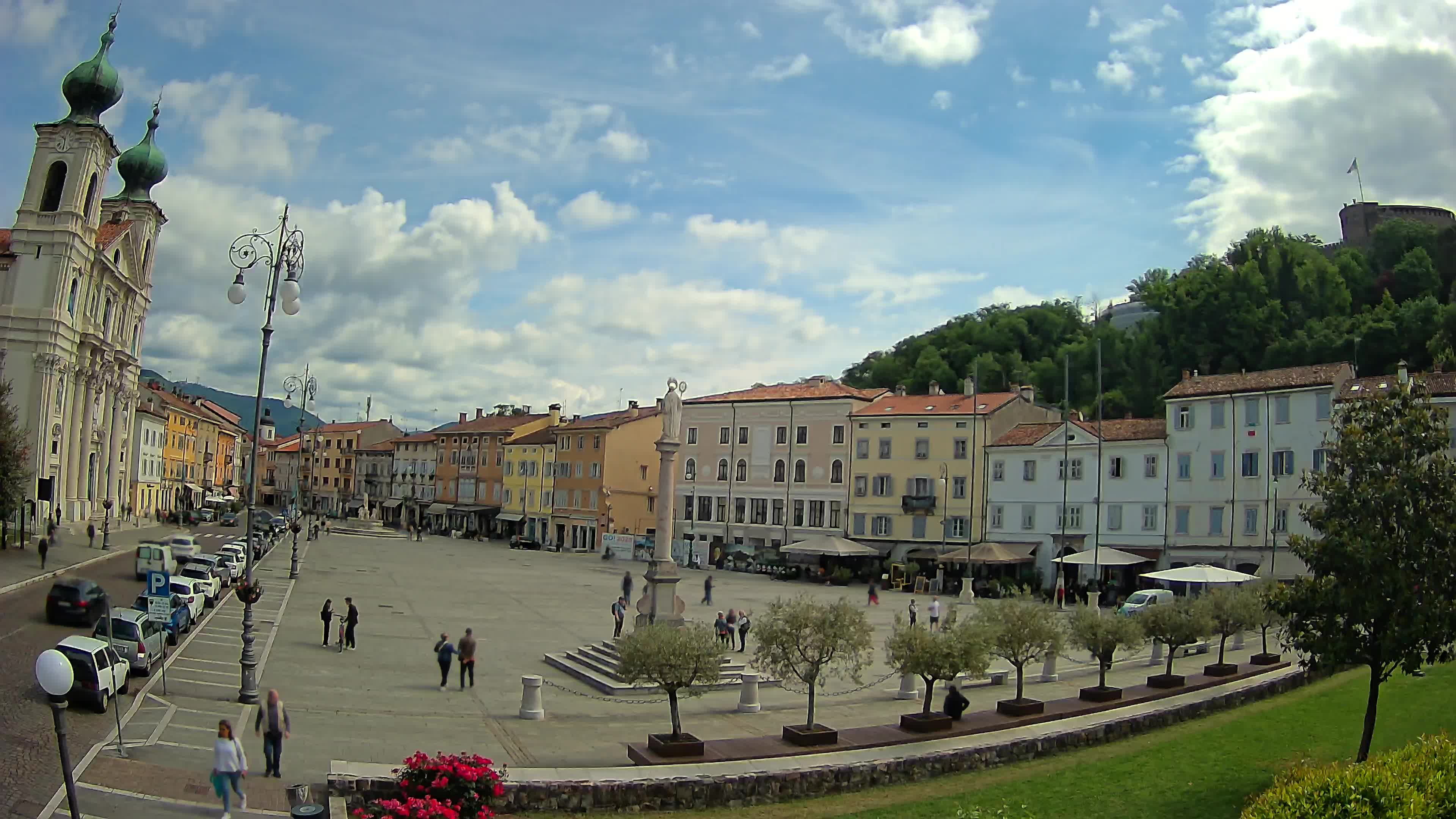 Webcam Gorizia Vittoria square – Church of st. Ignazio