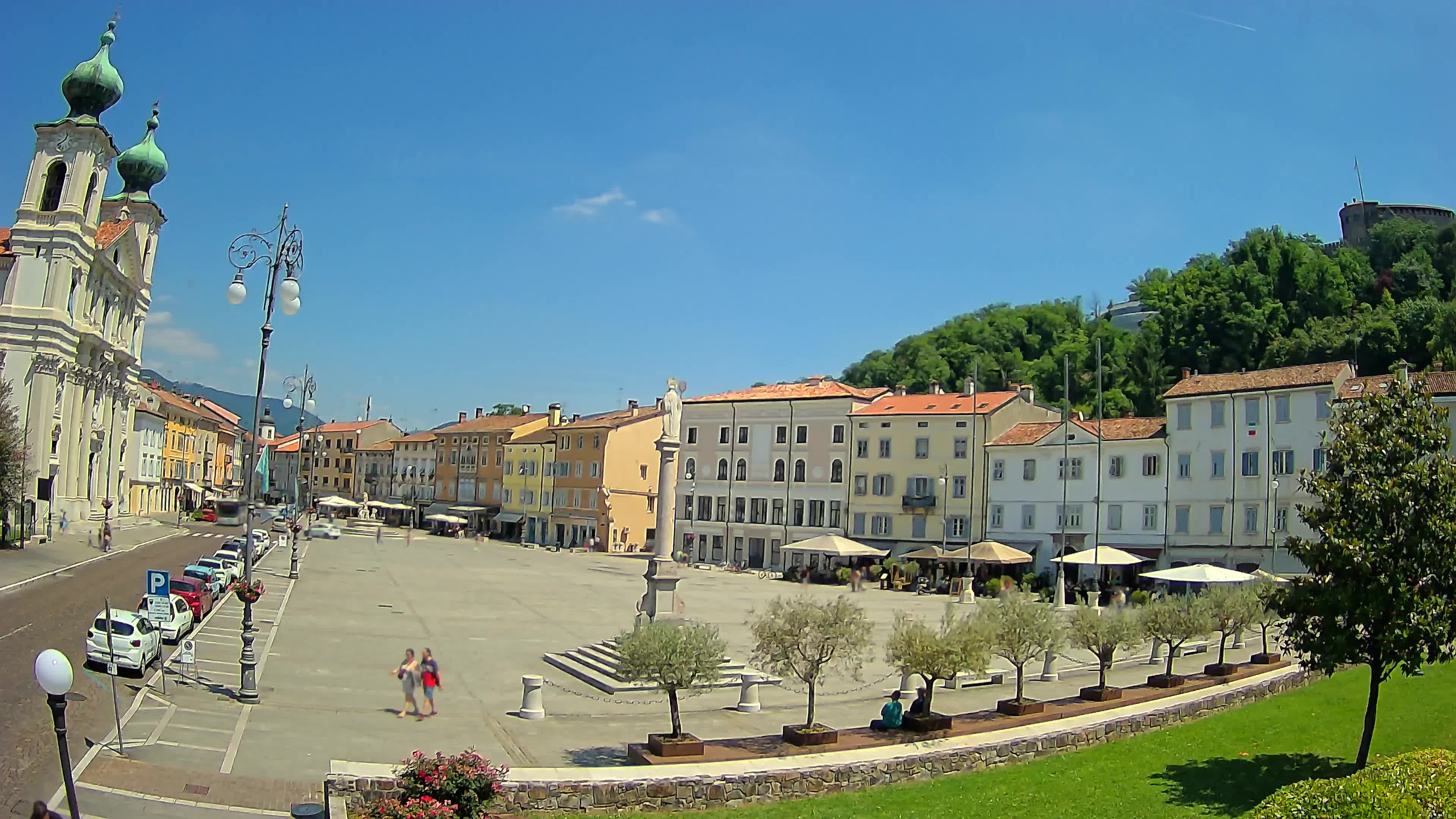 Webcam Gorizia Vittoria square – Church of st. Ignazio