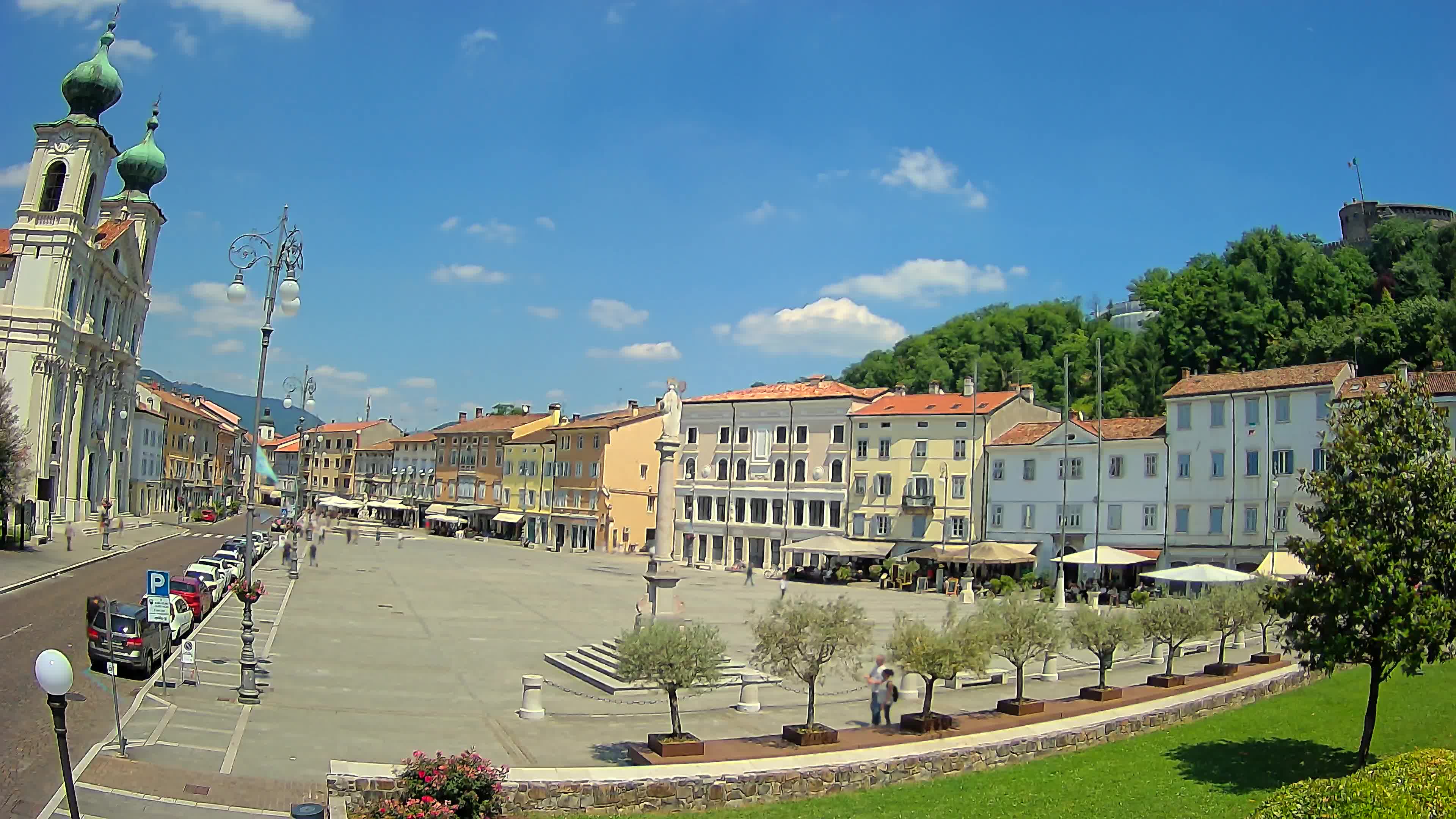 Webcam Gorizia Vittoria square – Church of st. Ignazio