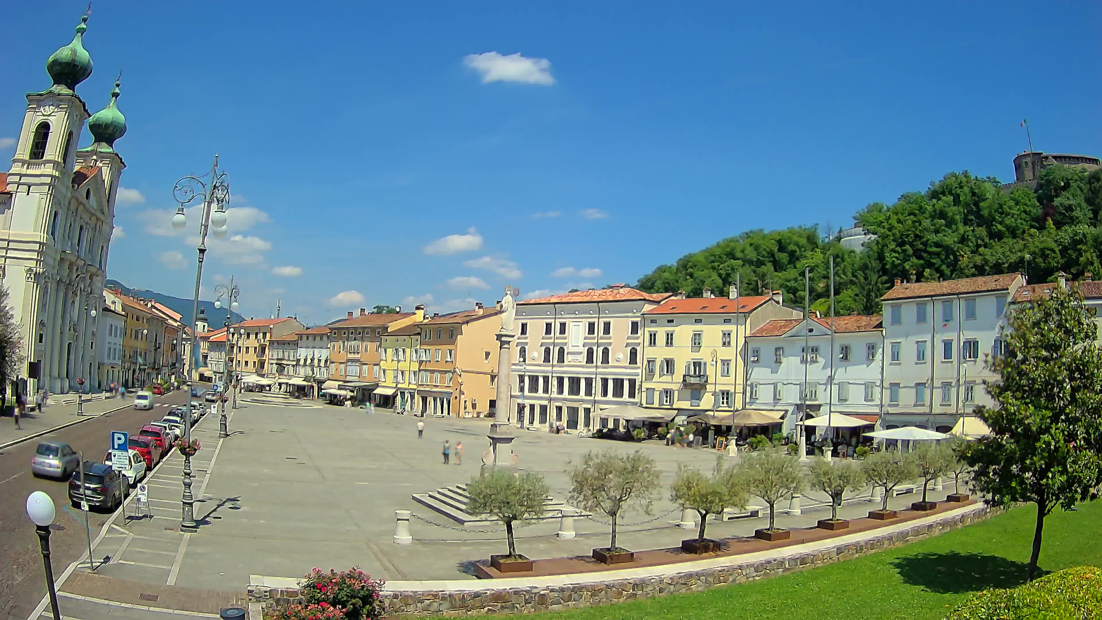 Webcam Gorizia Vittoria square – Church of st. Ignazio