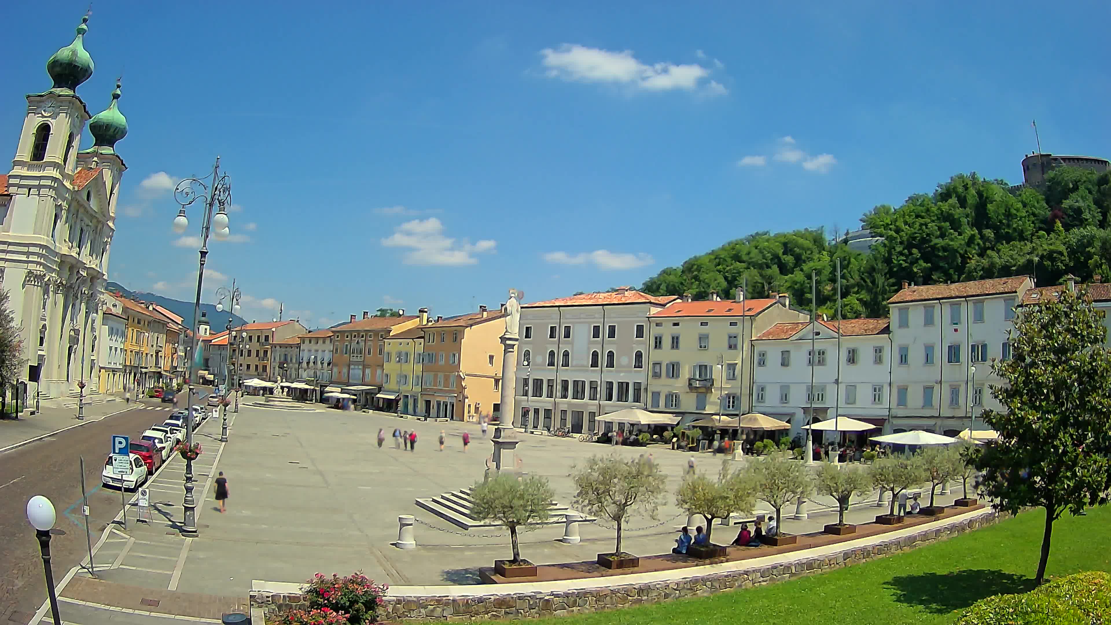 Webcam Gorizia Vittoria square – Church of st. Ignazio
