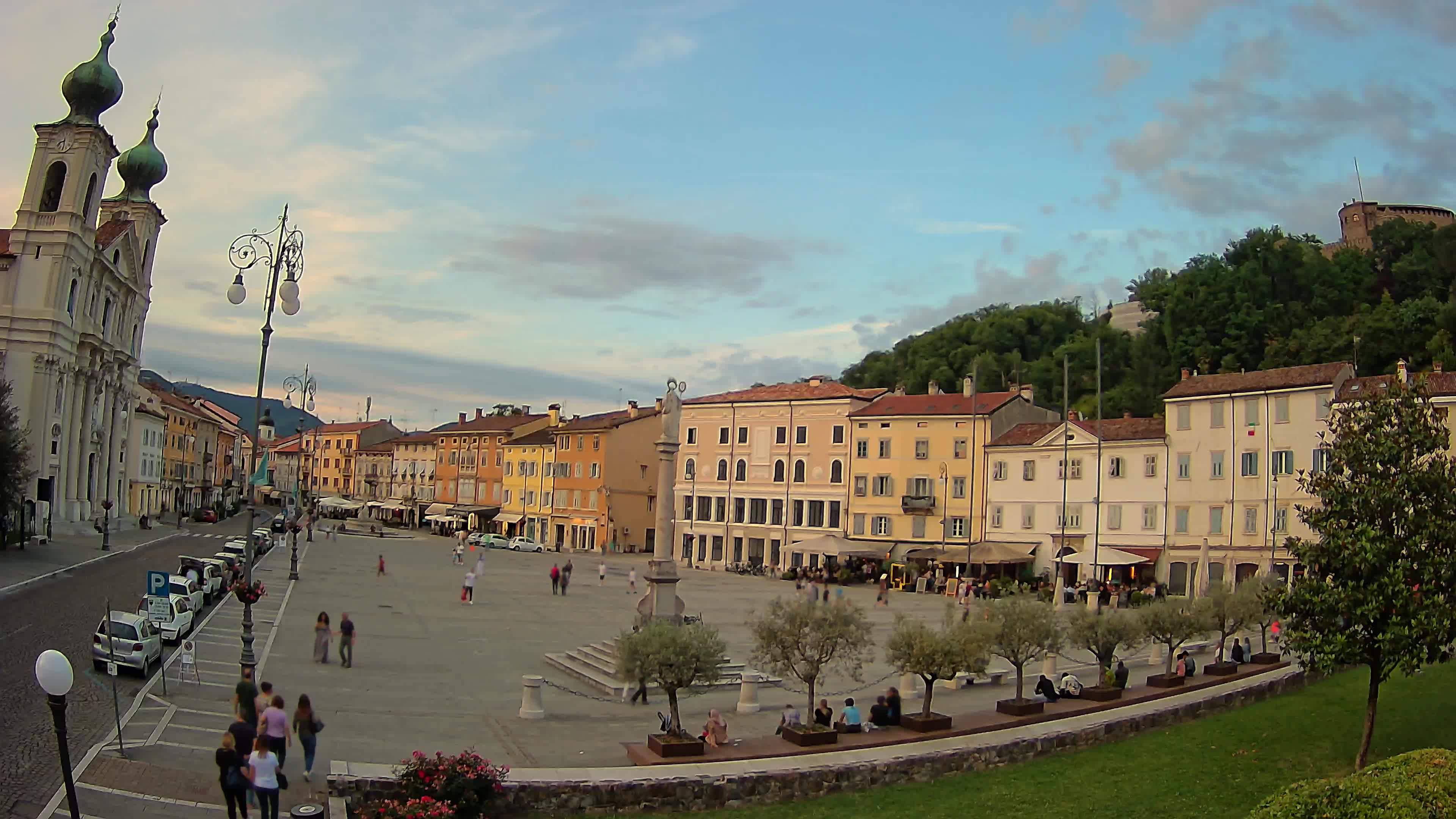 Webcam Gorizia Vittoria square – Church of st. Ignazio