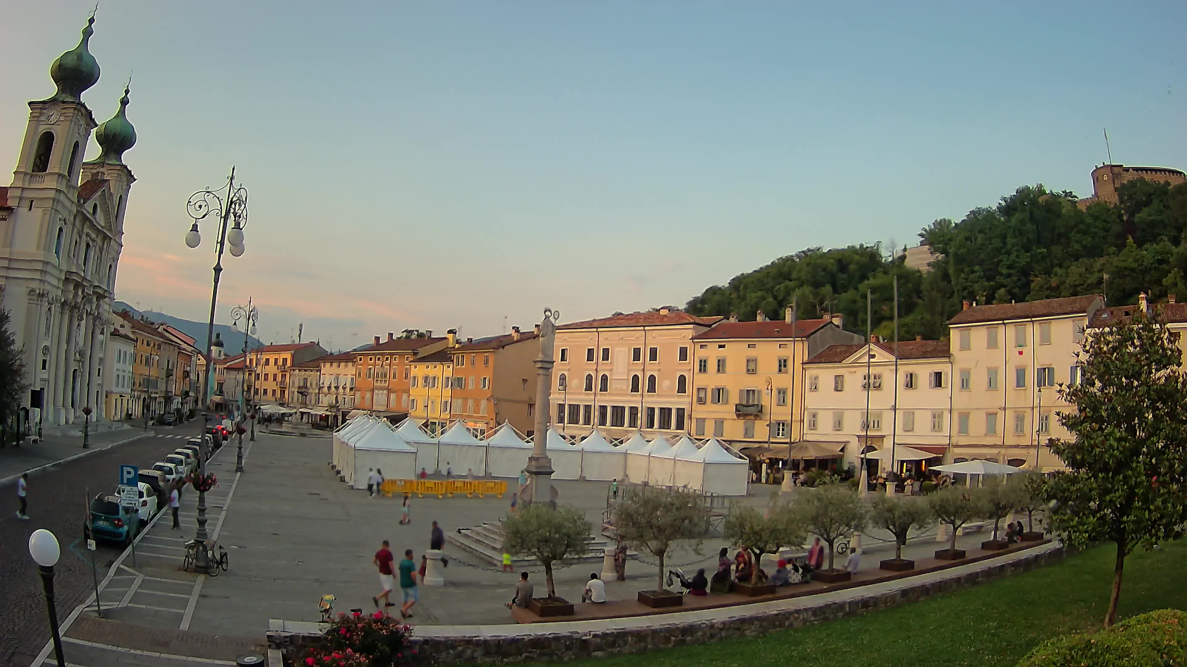 Webcam Gorizia Vittoria square – Church of st. Ignazio