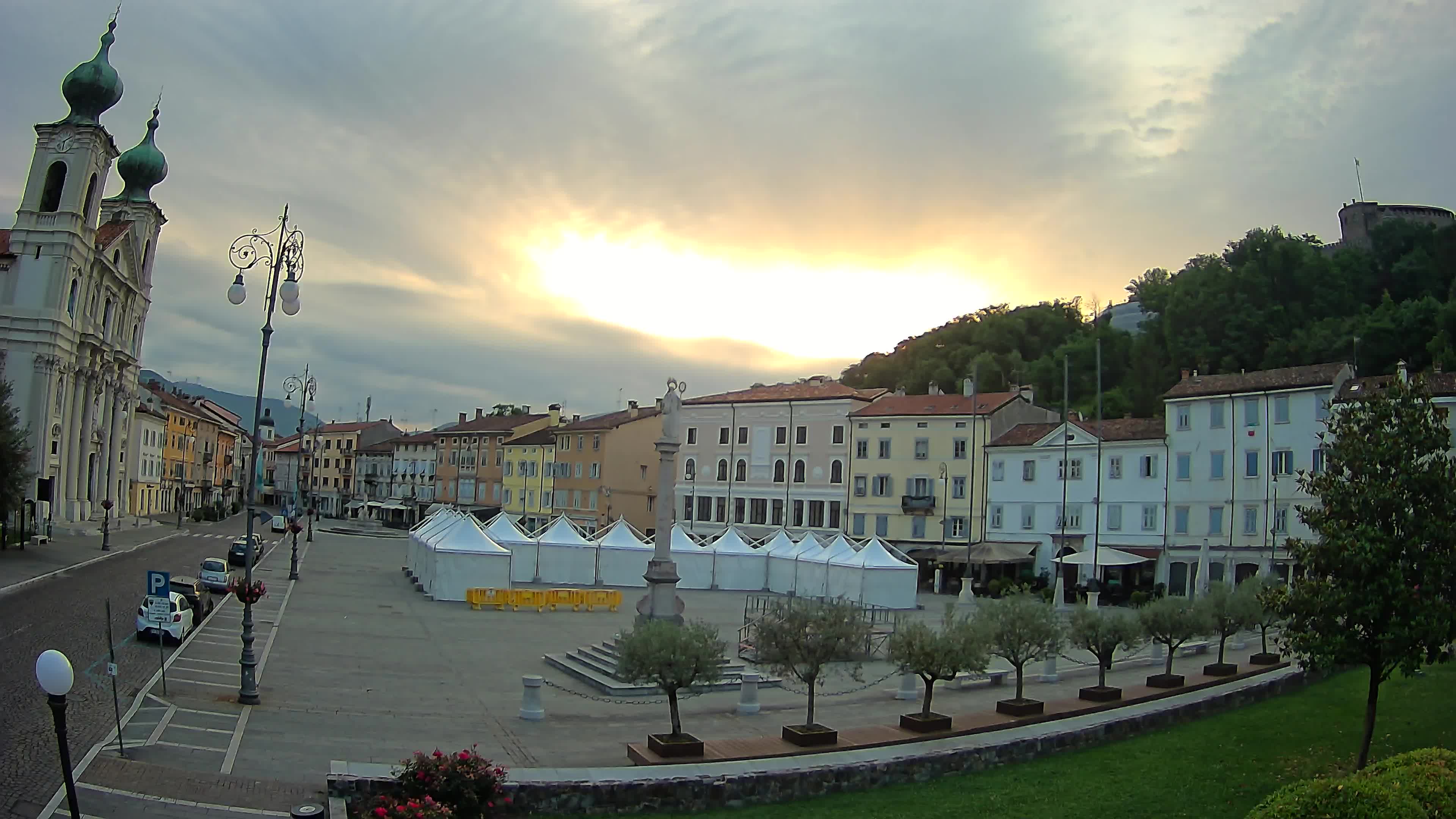 Webcam Gorizia Vittoria square – Church of st. Ignazio