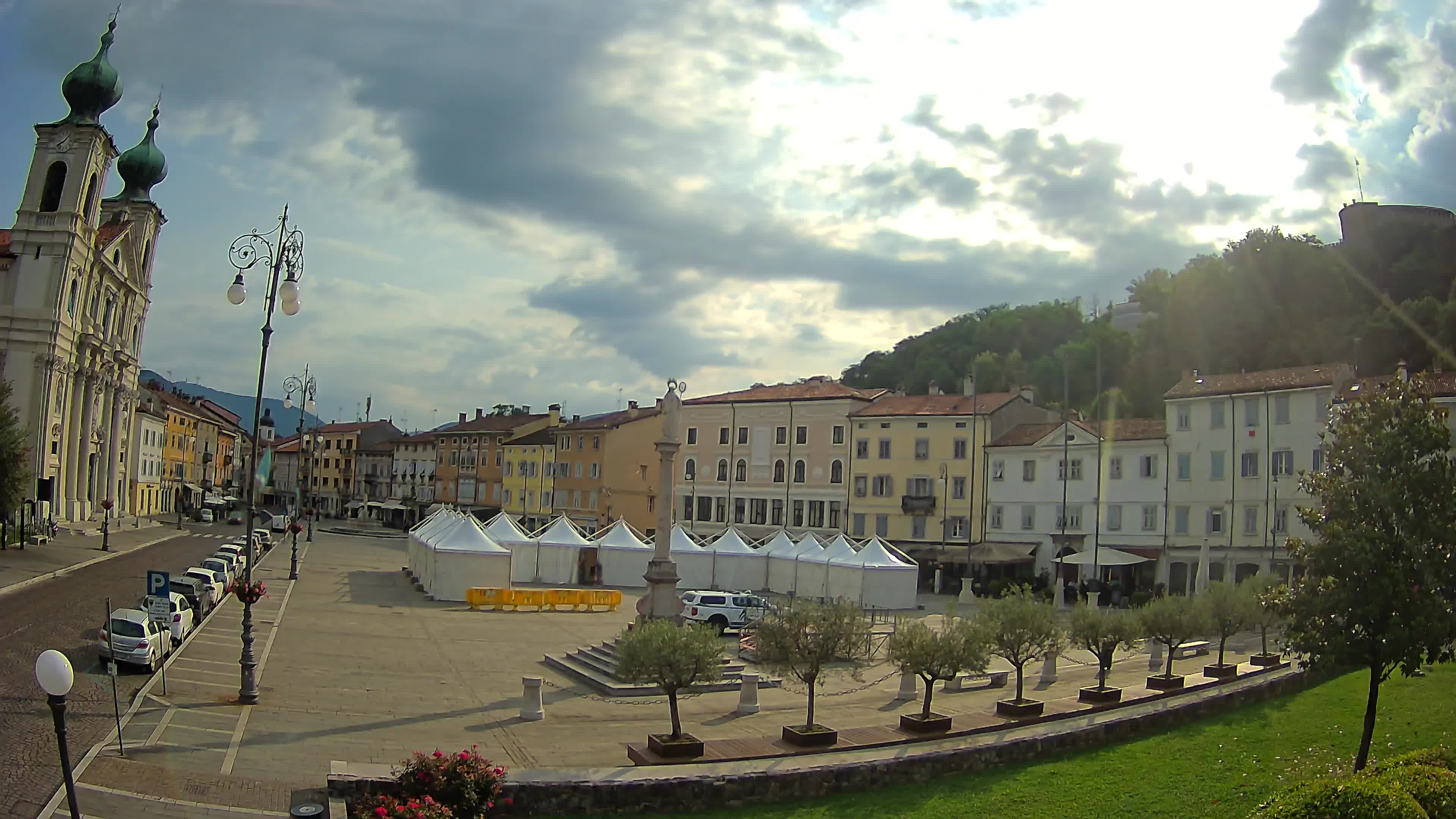 Webcam Gorizia Vittoria square – Church of st. Ignazio