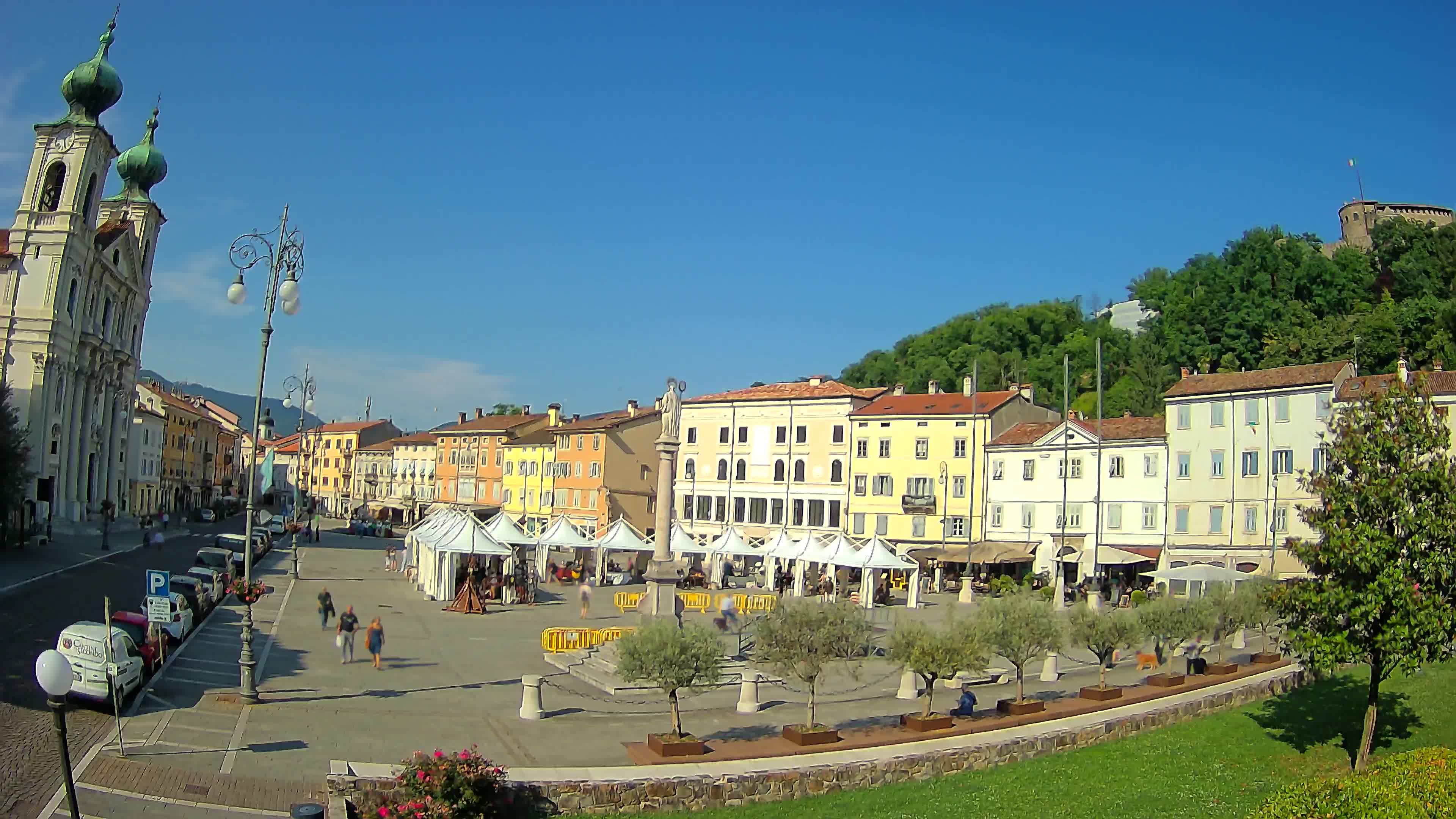 Webcam Gorizia Vittoria square – Church of st. Ignazio