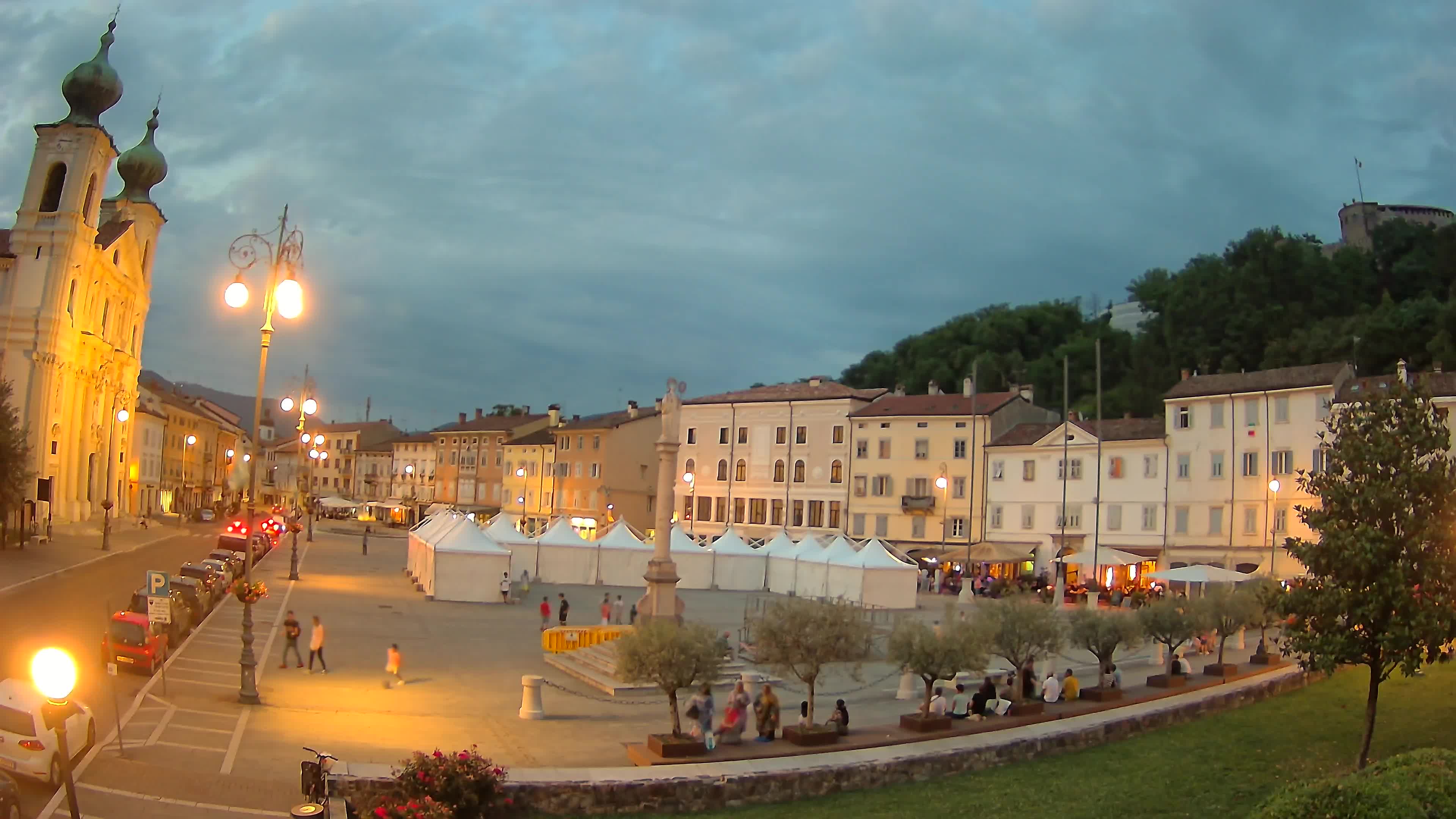 Webcam Gorizia Vittoria square – Church of st. Ignazio