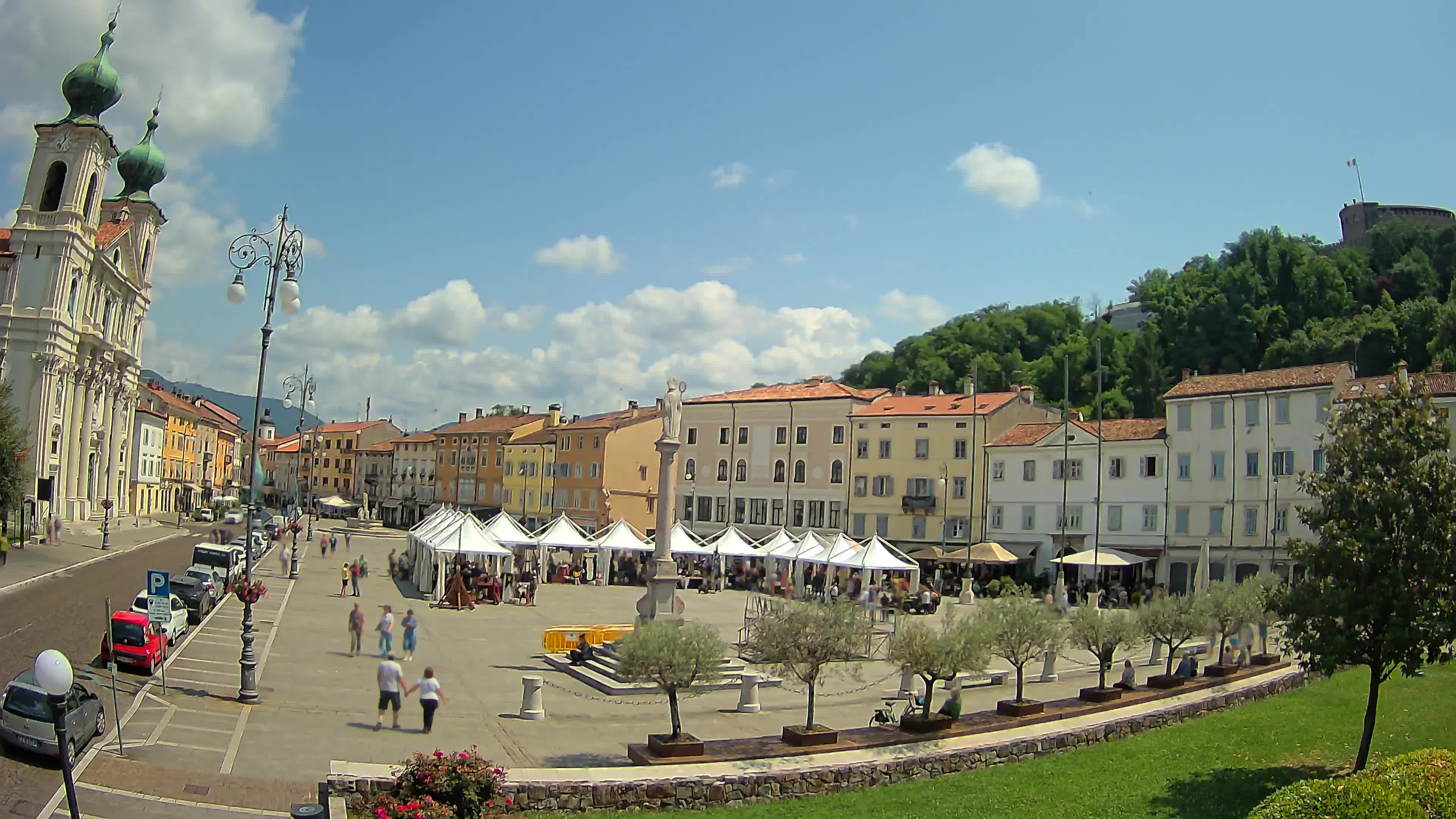 Webcam Gorizia Vittoria square – Church of st. Ignazio