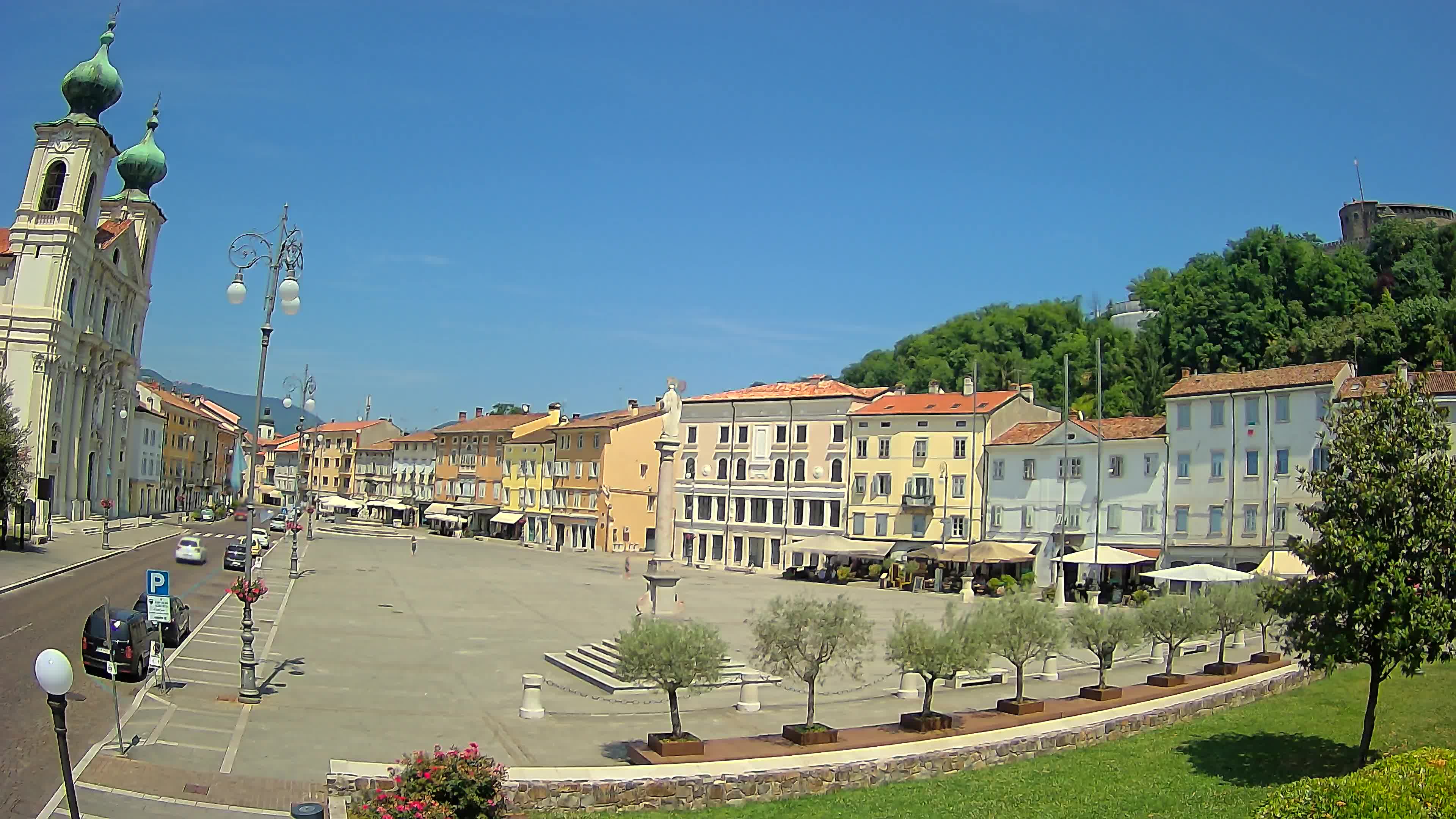 Webcam Gorizia Vittoria square – Church of st. Ignazio